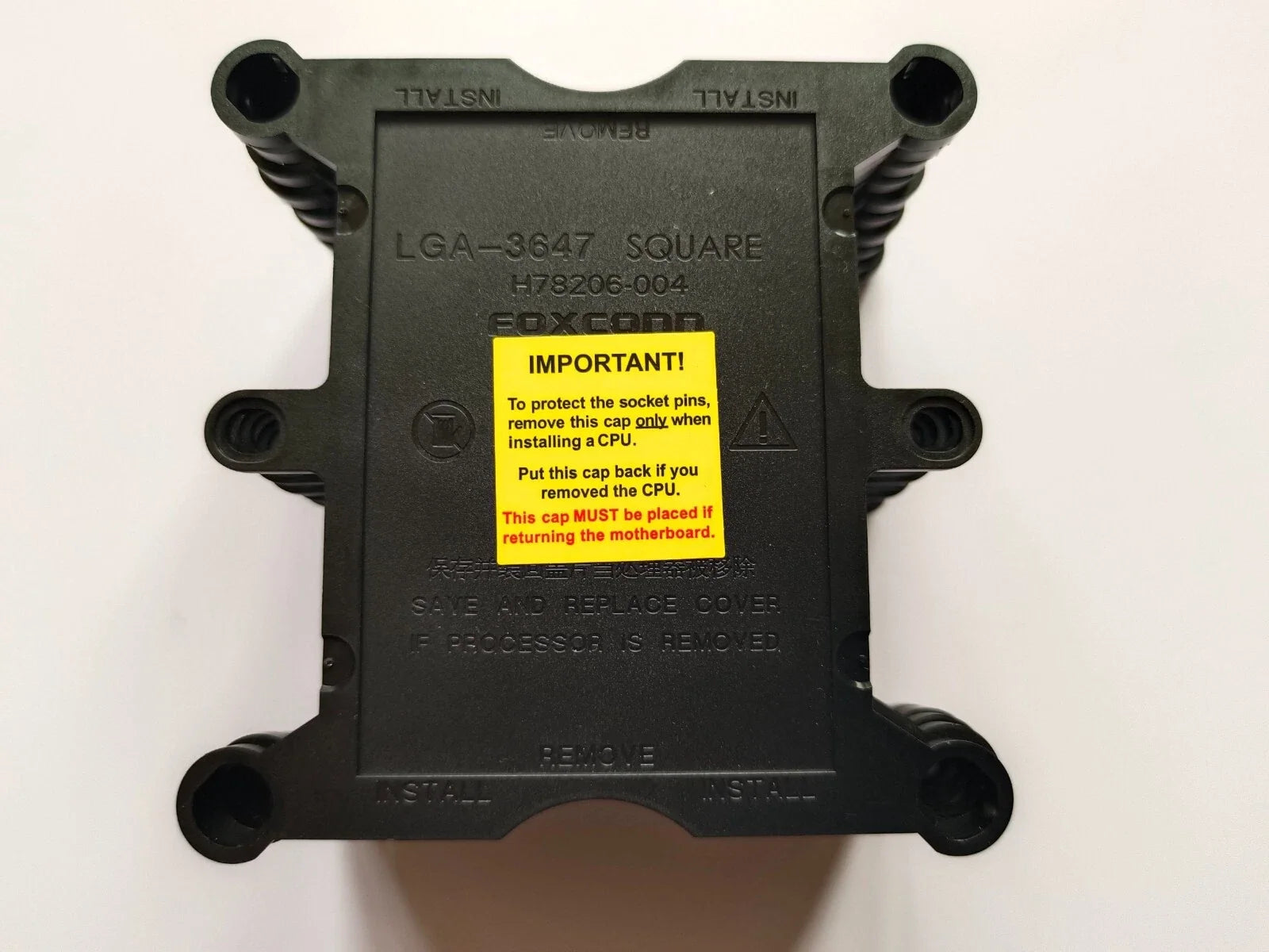 Lotes Socket Cover for Socket LGA 3647 SQUARE CPU Socket Cover Protector H78206-004