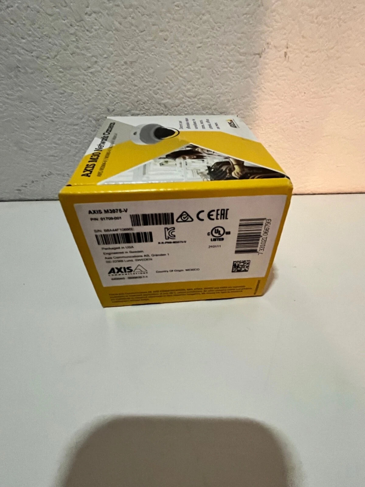 Axis M3075-V Network Dome Camera 1080p 01709-001 NEW SEALED IN BOX