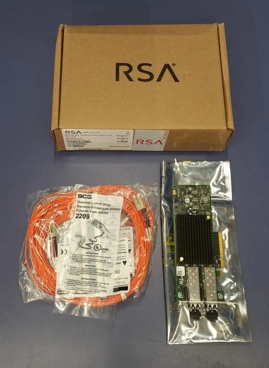 Dell Emulex LPE31002 Dual Port 16Gb SFP+ Low Profile FACTORY SEALED.