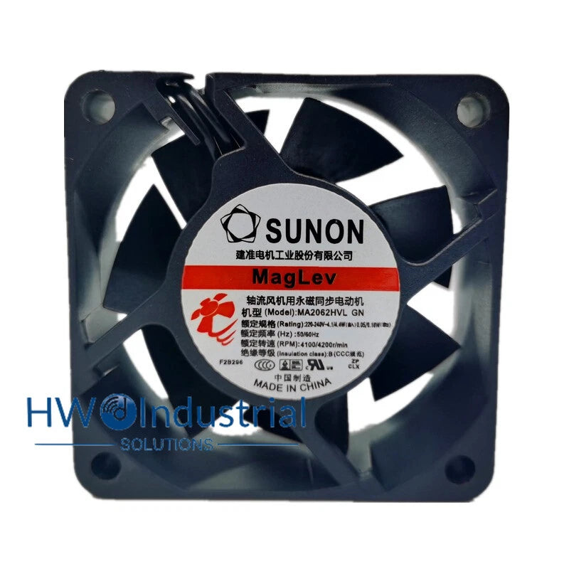 SUNON MA2062-HVL GN 6025 220-240V 6CM High Air Volume AC Cooling Fan|375393148040