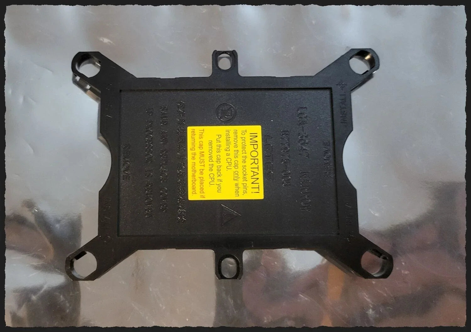 Lotes Socket cover for Socket LGA-3647 NARRROW Intel Xeon CPU  - H77975-005