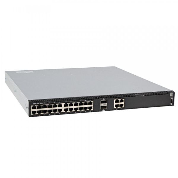 S4128T-ON - Dell PowerSwitch S4100-ON Series 28-Ports 10/100/1000BASE-T Ethernet Layer 3 Rack-mountable Managed Network Switch with 2-Ports QSFP28