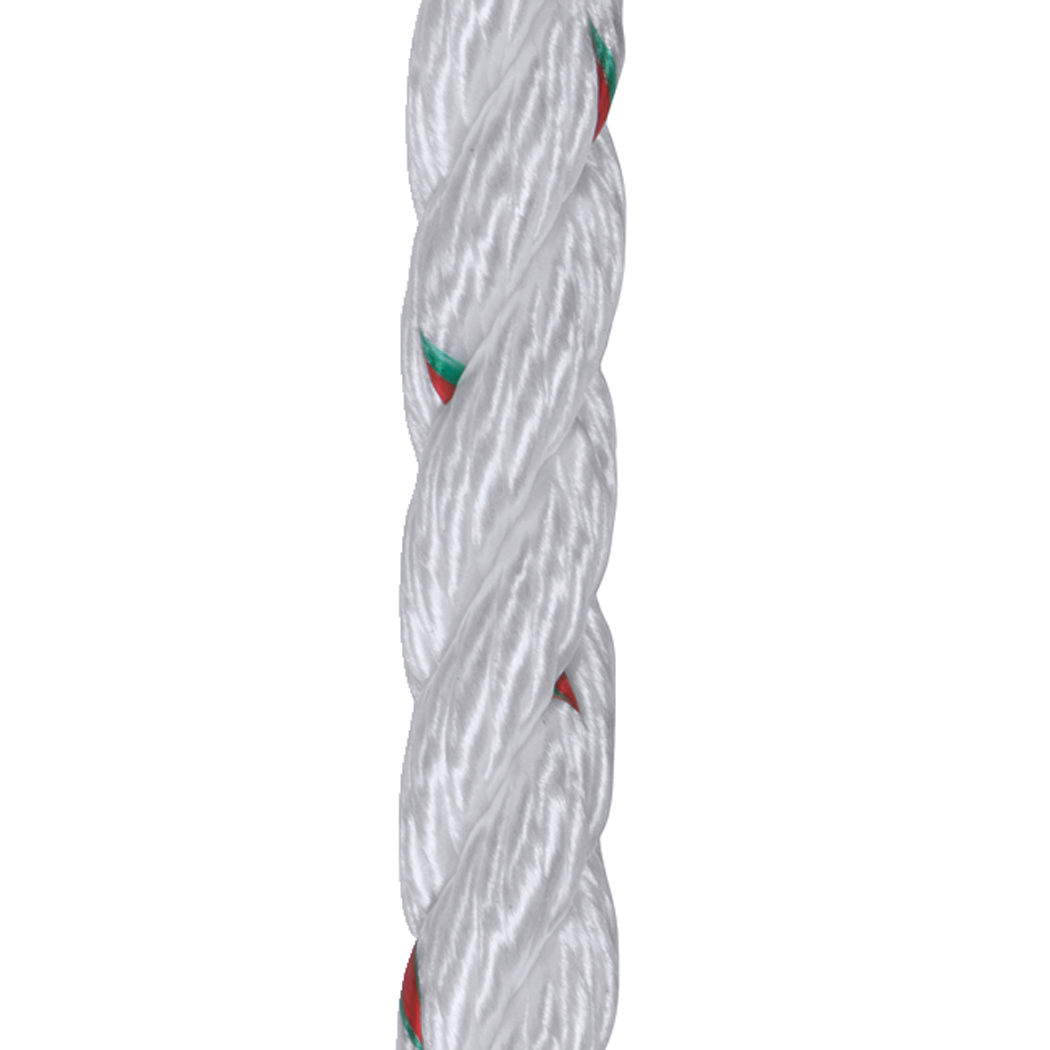 Samson Rope 170 016 006 030 Pro-Set-3 Nylon, White, 1/4 X 600'