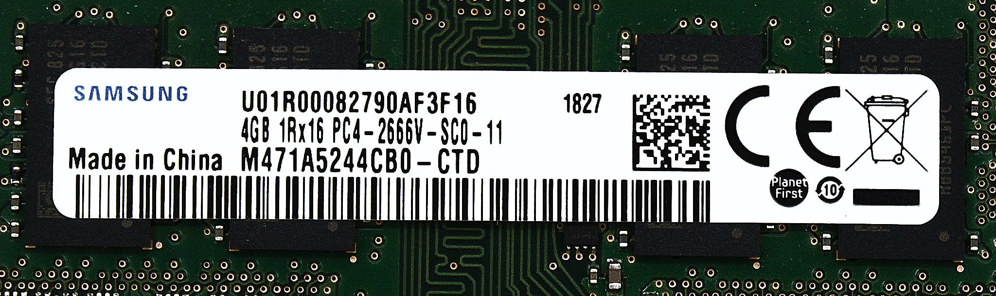 Samsung M471A5244CB0-CTD 4GB PC4-21300S DDR4-2666V 1RX16
