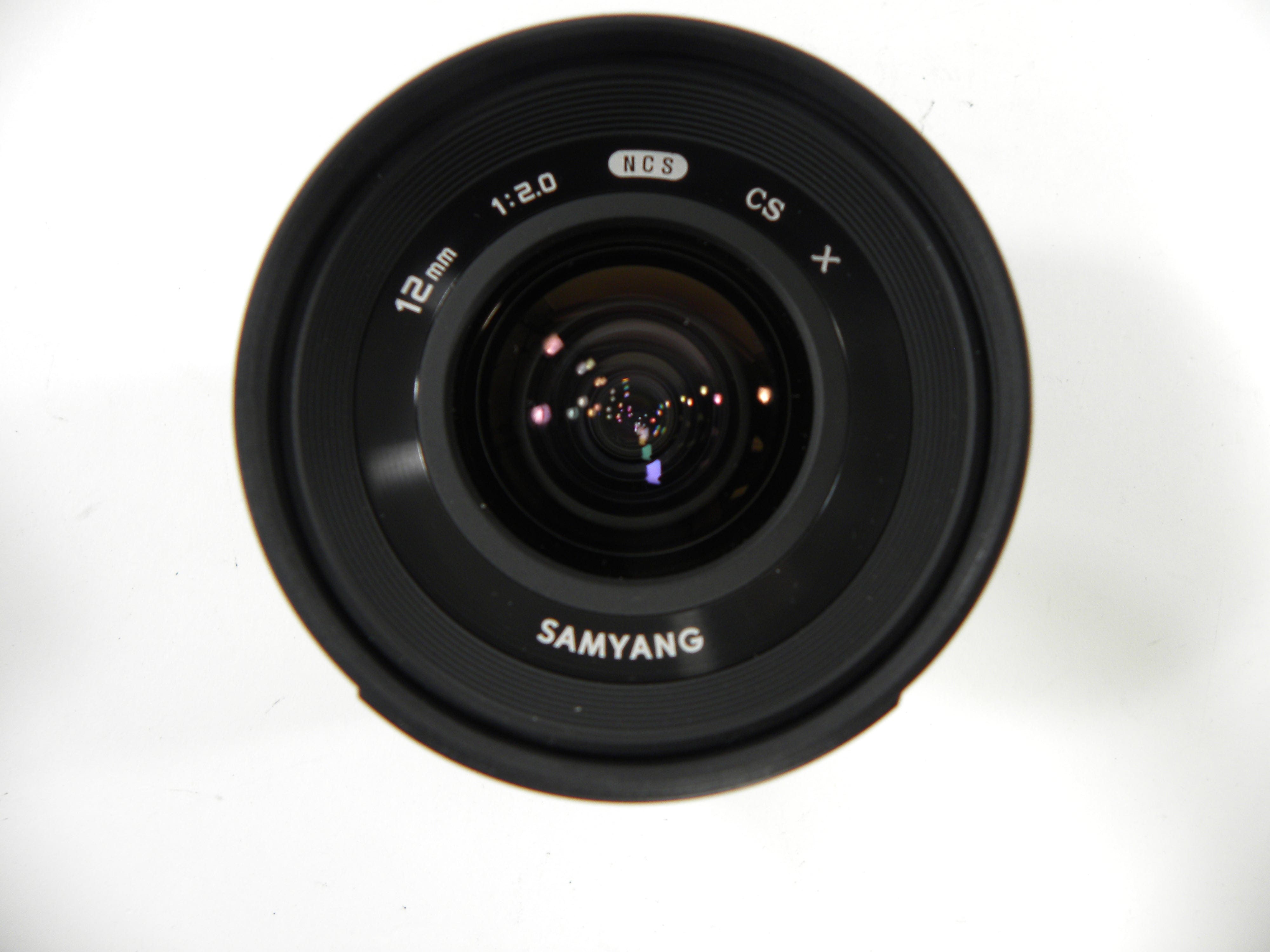 Samyang 12mm f2 NCS CS Ultra Wide Angle Lens for a Mirrorless camera