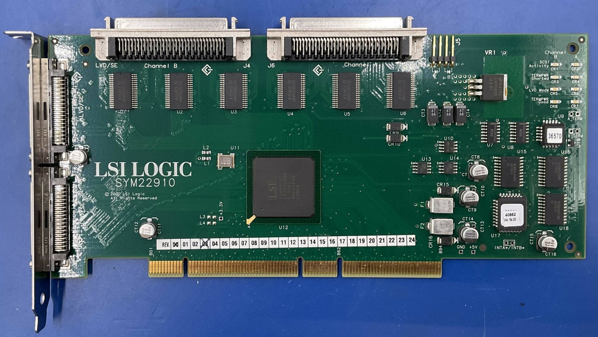Siemens 5255315 - SCSI Ultra 2 Dual Controller Board Label | Alo Tech Solutions