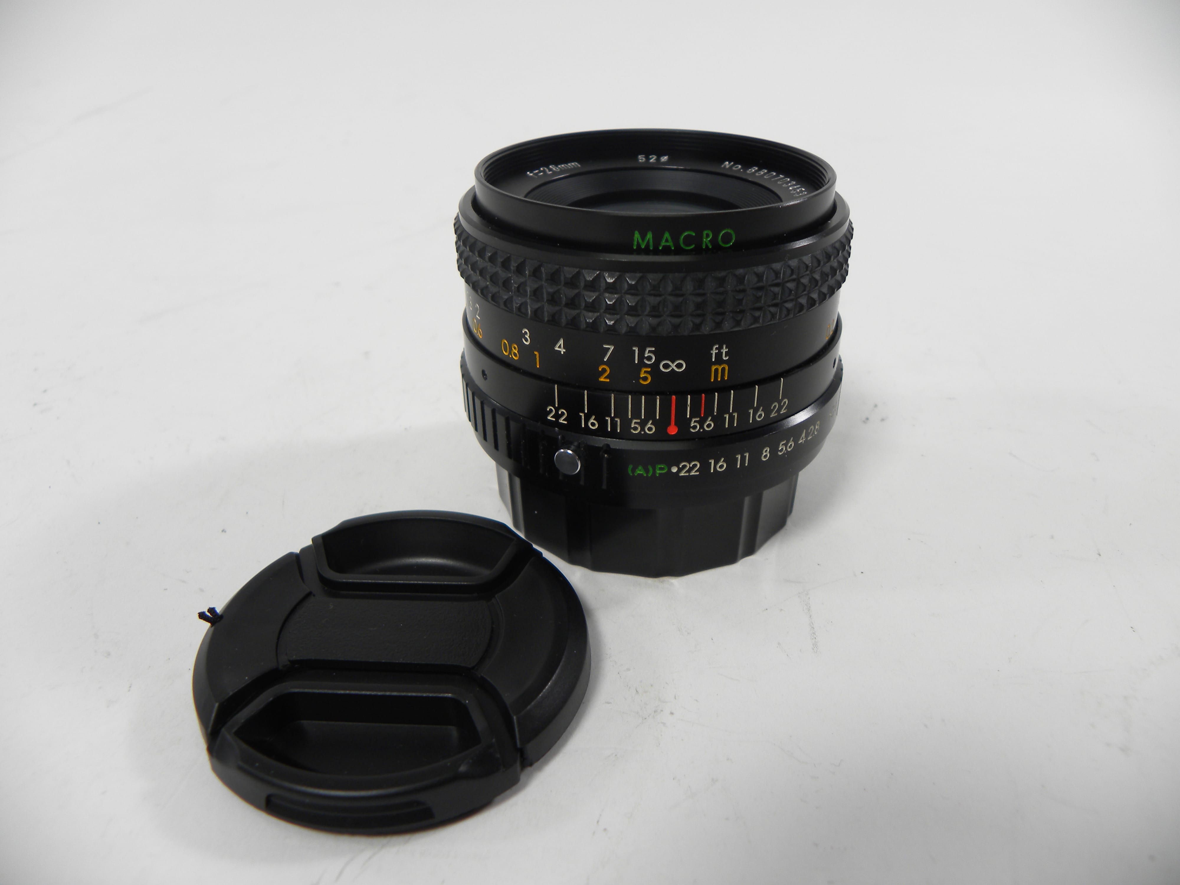 Sears MC Auto 28mm f2.8 PK Mount