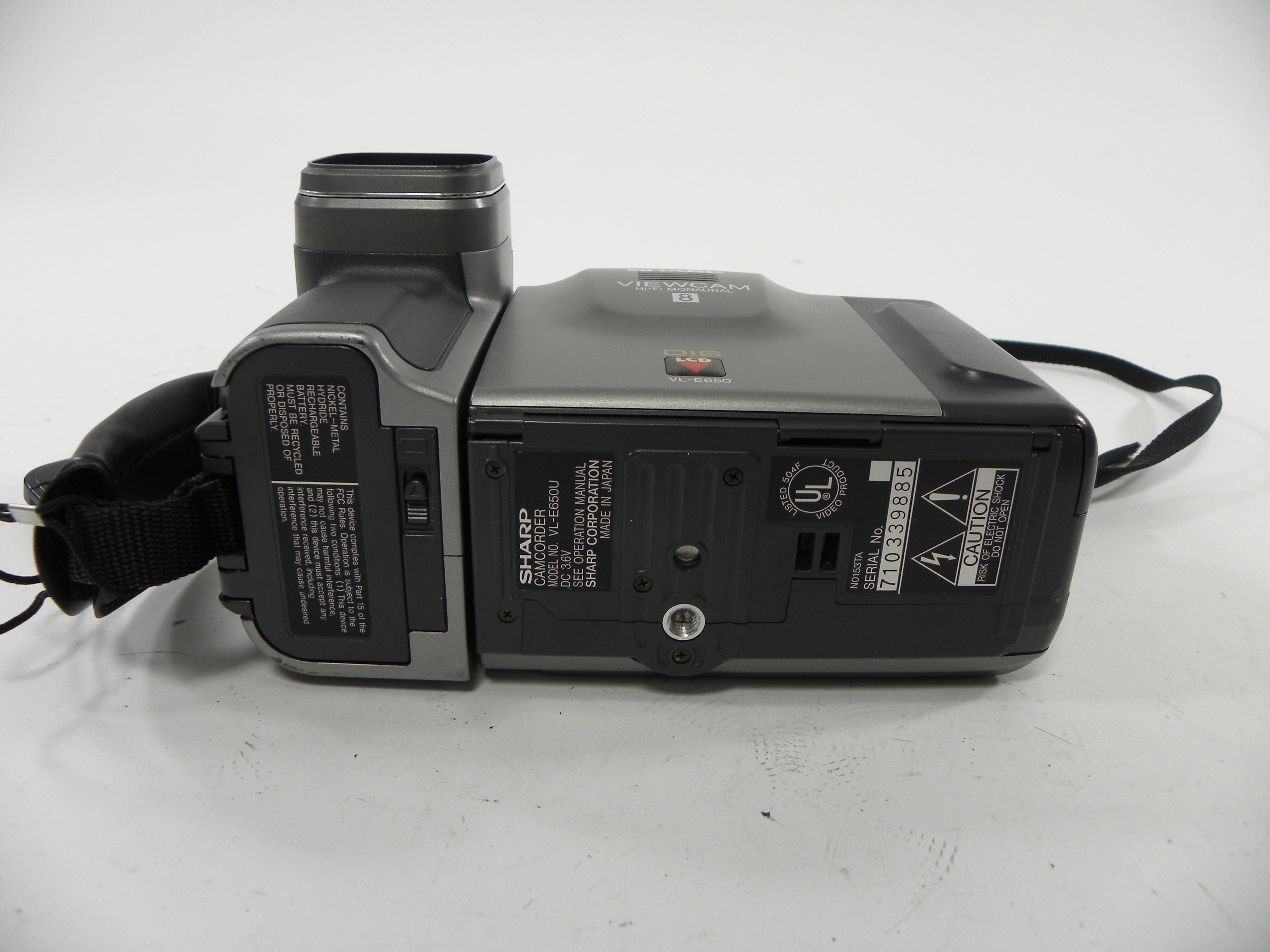 Sharp Viewcam VLE650   AS IS No Returns!! Parts