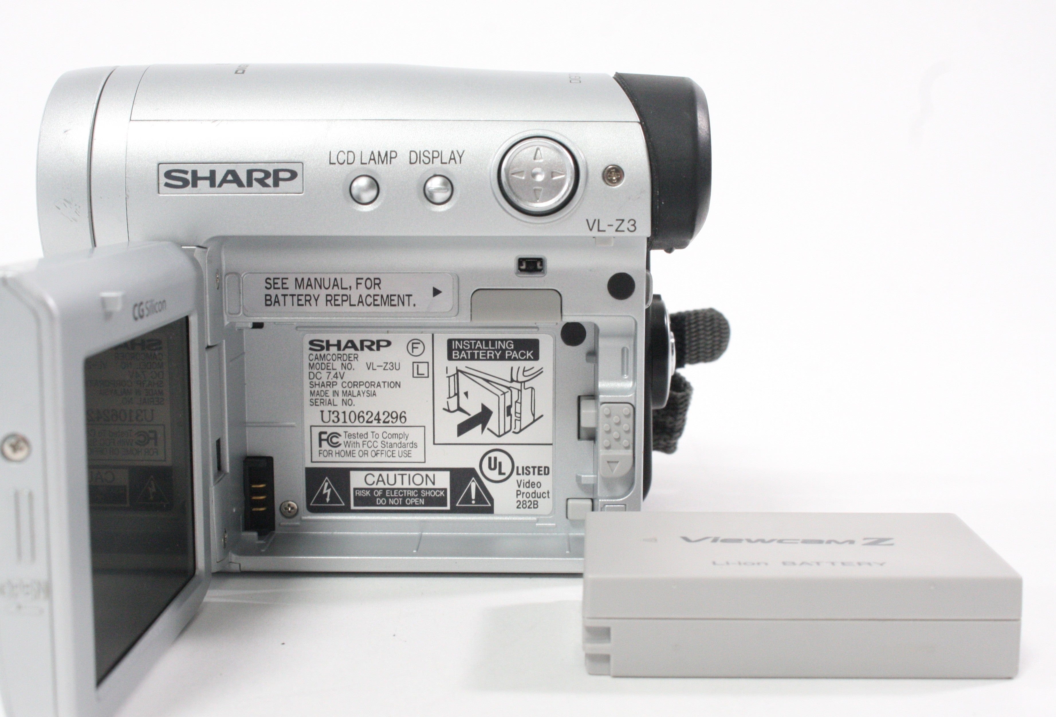 Sharp Viewcam Z Mini-DV VL3-CU Camcorder