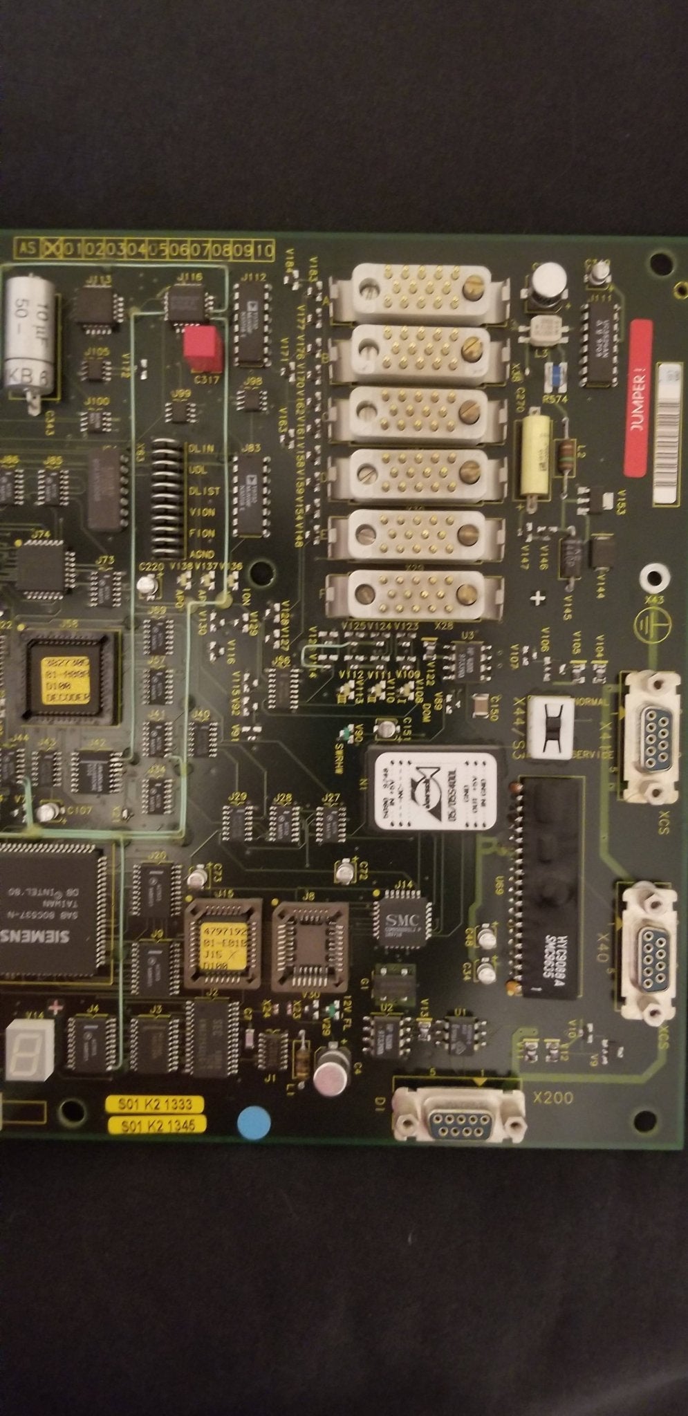 Siemens D100 E1 Master Board (PN 37 75 256 X2206