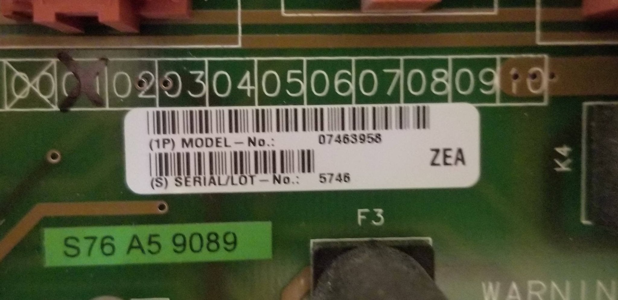 Siemens D160 E1 ON/OFF CIRCUIT BOARD (7463958