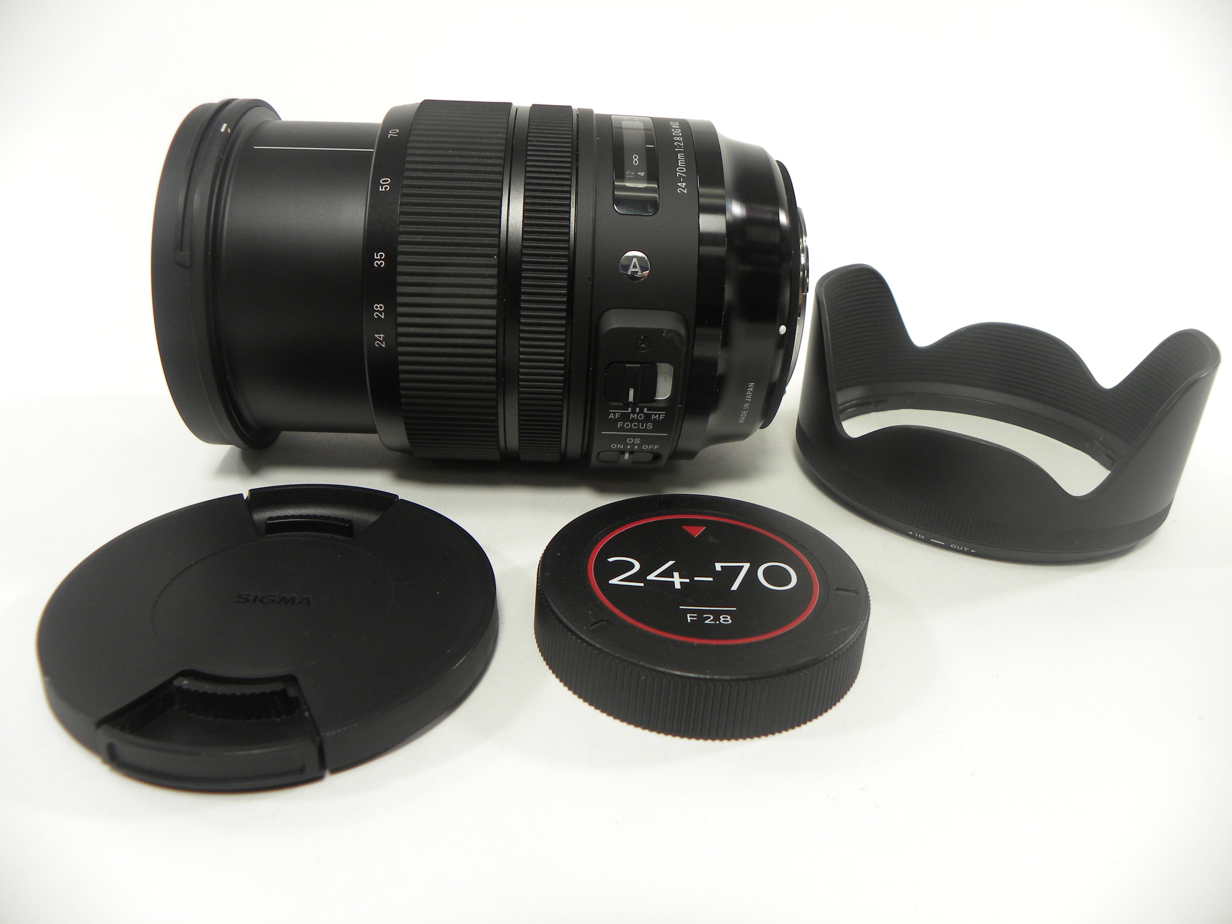 Sigma DC OS HSM ART 24-70mm f2.8 Canon EF Mount
