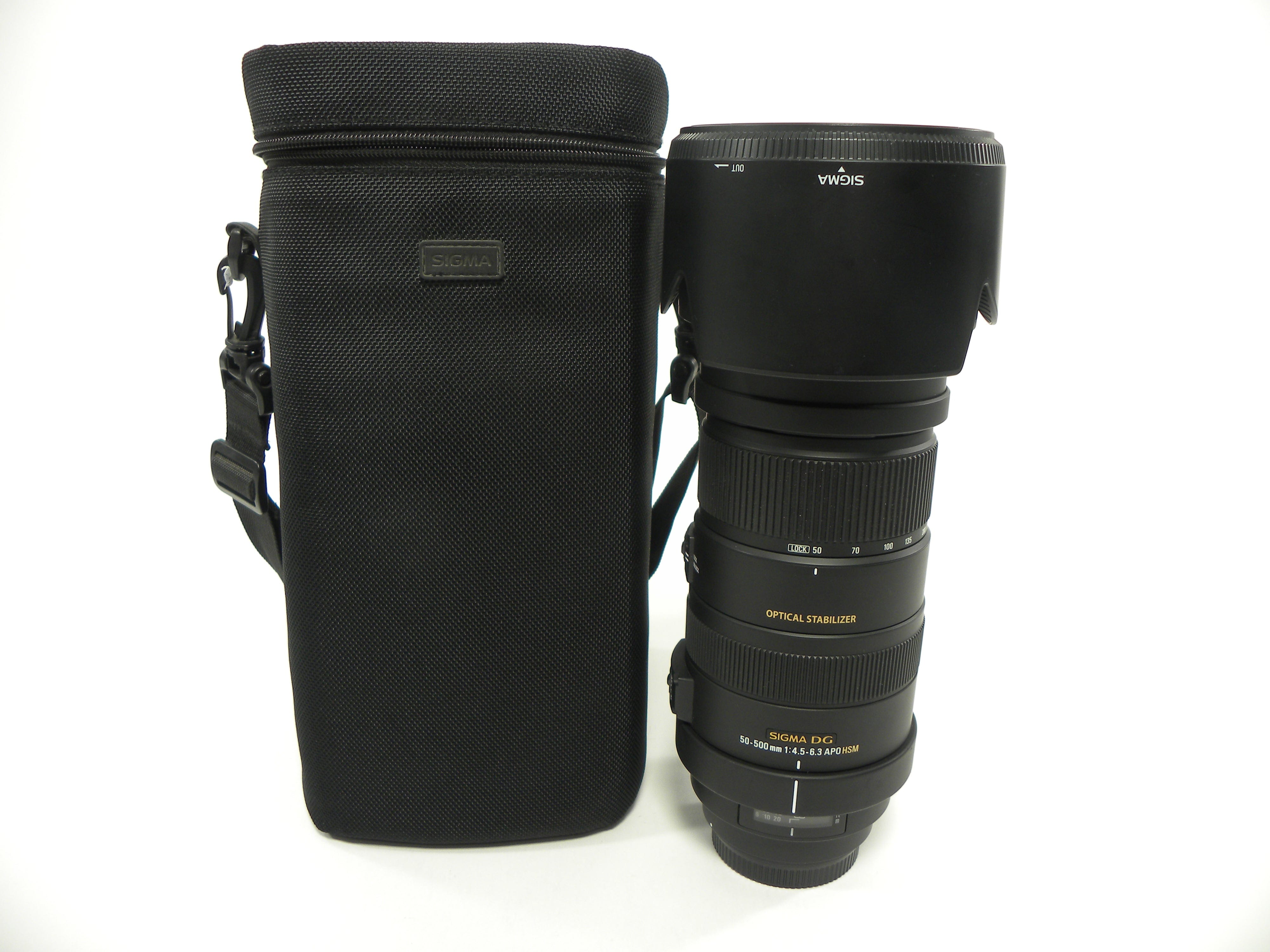 Sigma DG APO HSM OS 50-500mm f4.5-6.3 Canon EF Mount