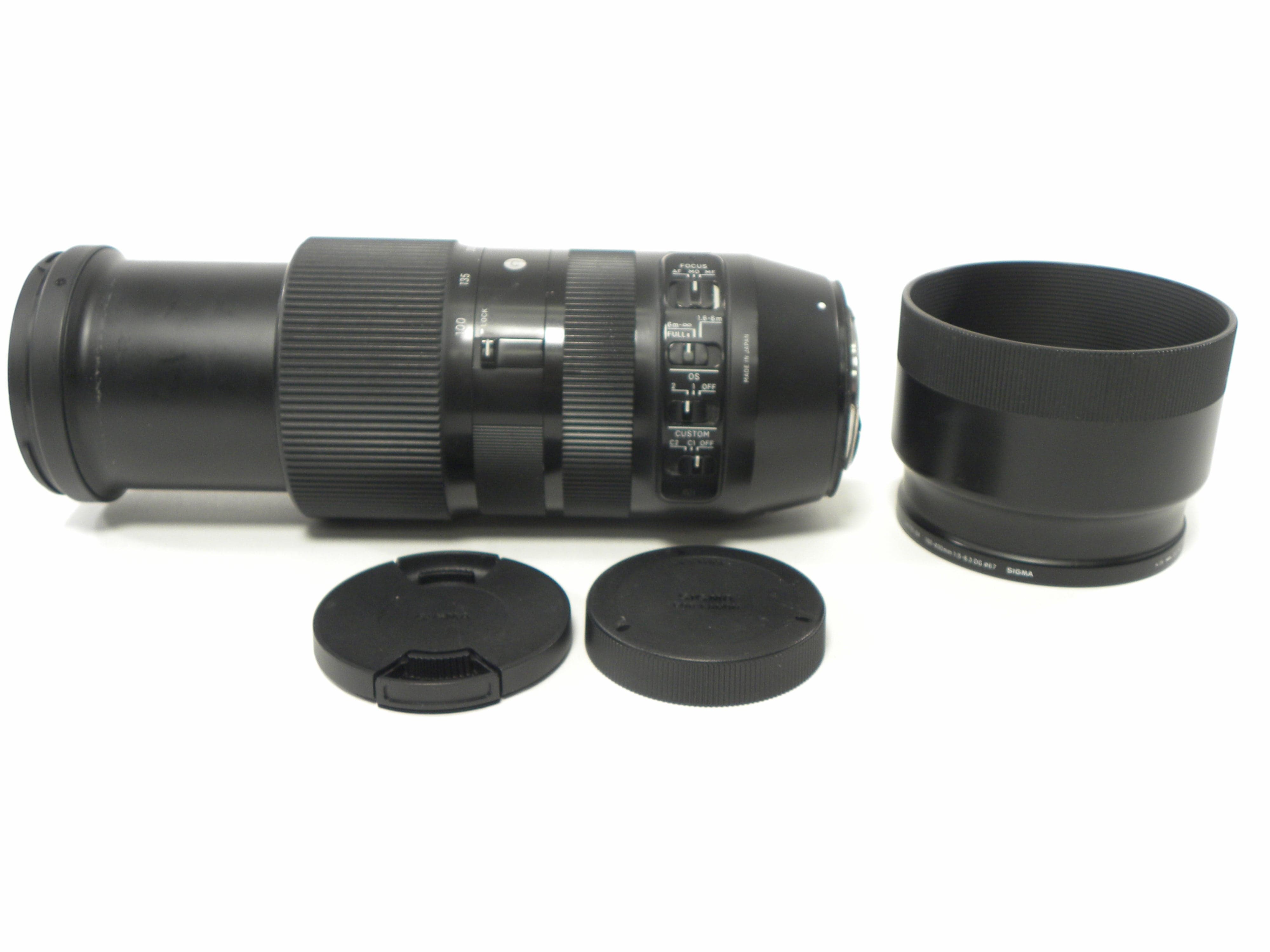 Sigma DG Contemory 100-400mm f5-6.3 Canon EF Mount lens