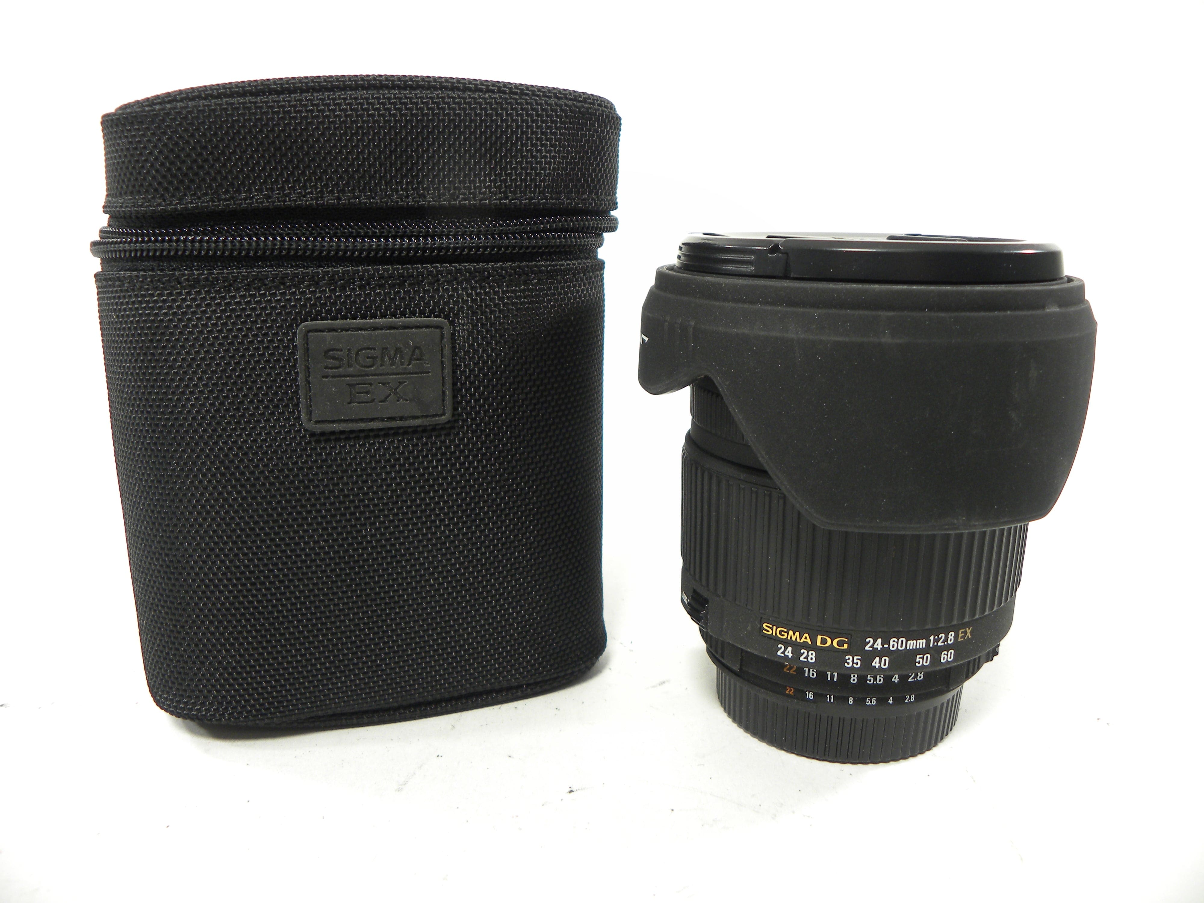 Sigma EX DG Zoom 24-60mm f2.8 Nikon Mount