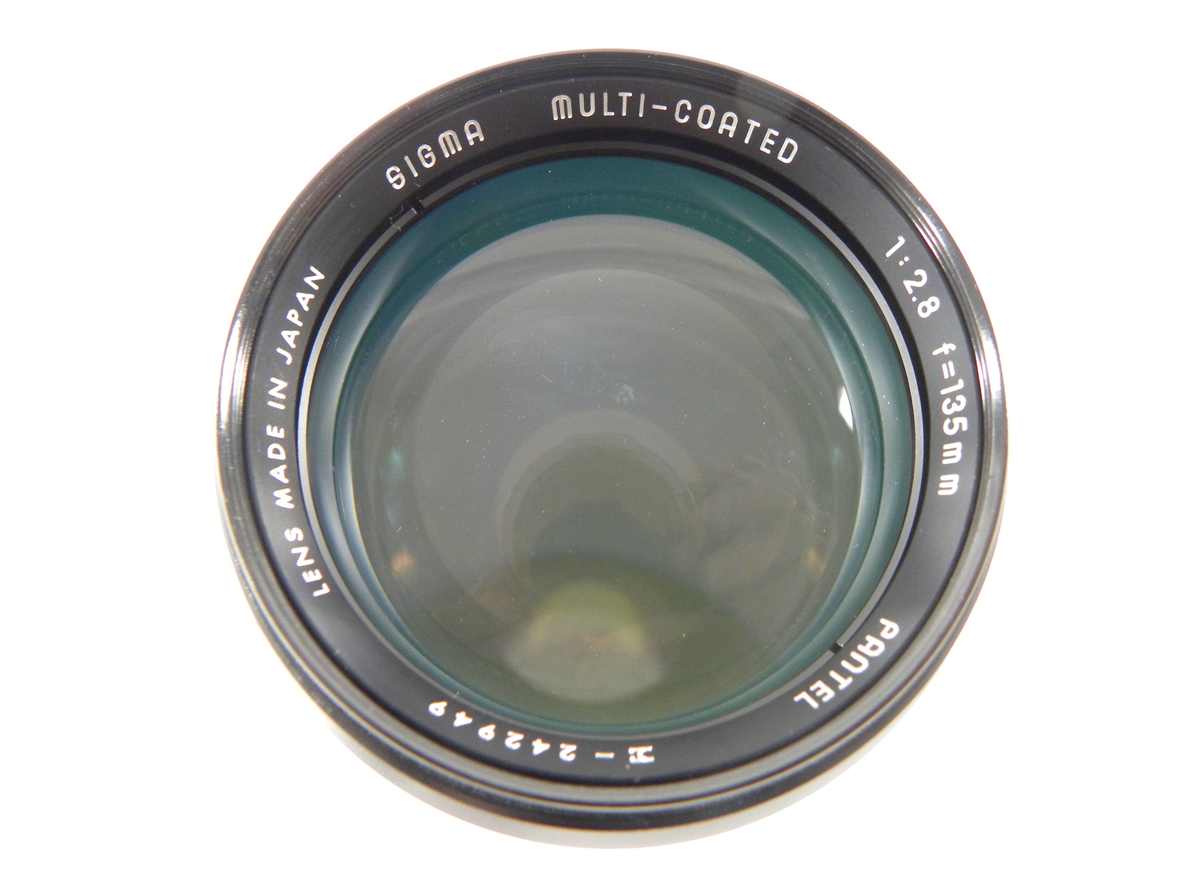 Sigma MC Pantel 135mm f2.8 Canon FD Mount