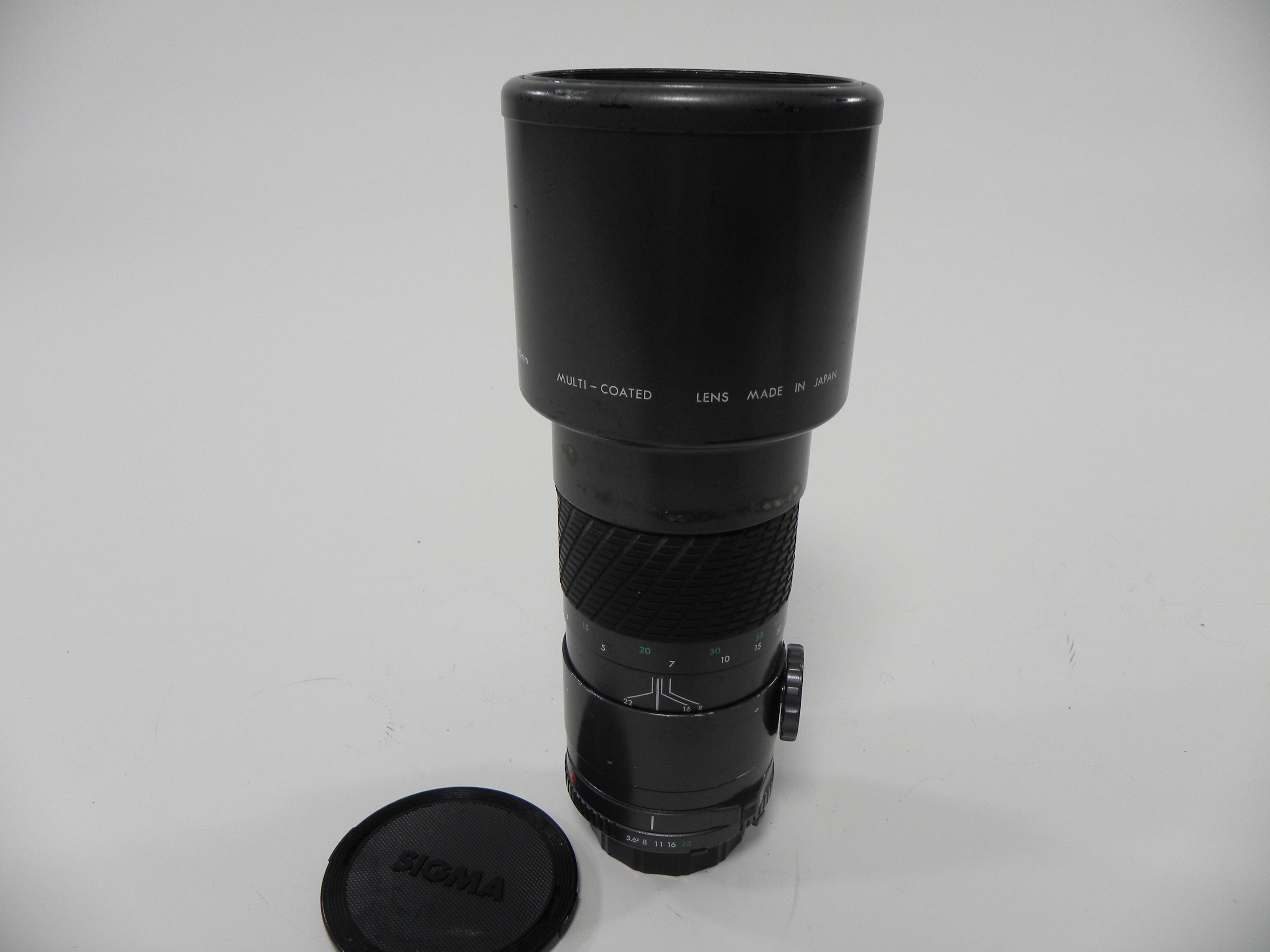 Sigma MC Telephoto 400mm f5.6 Minolta MD Mount