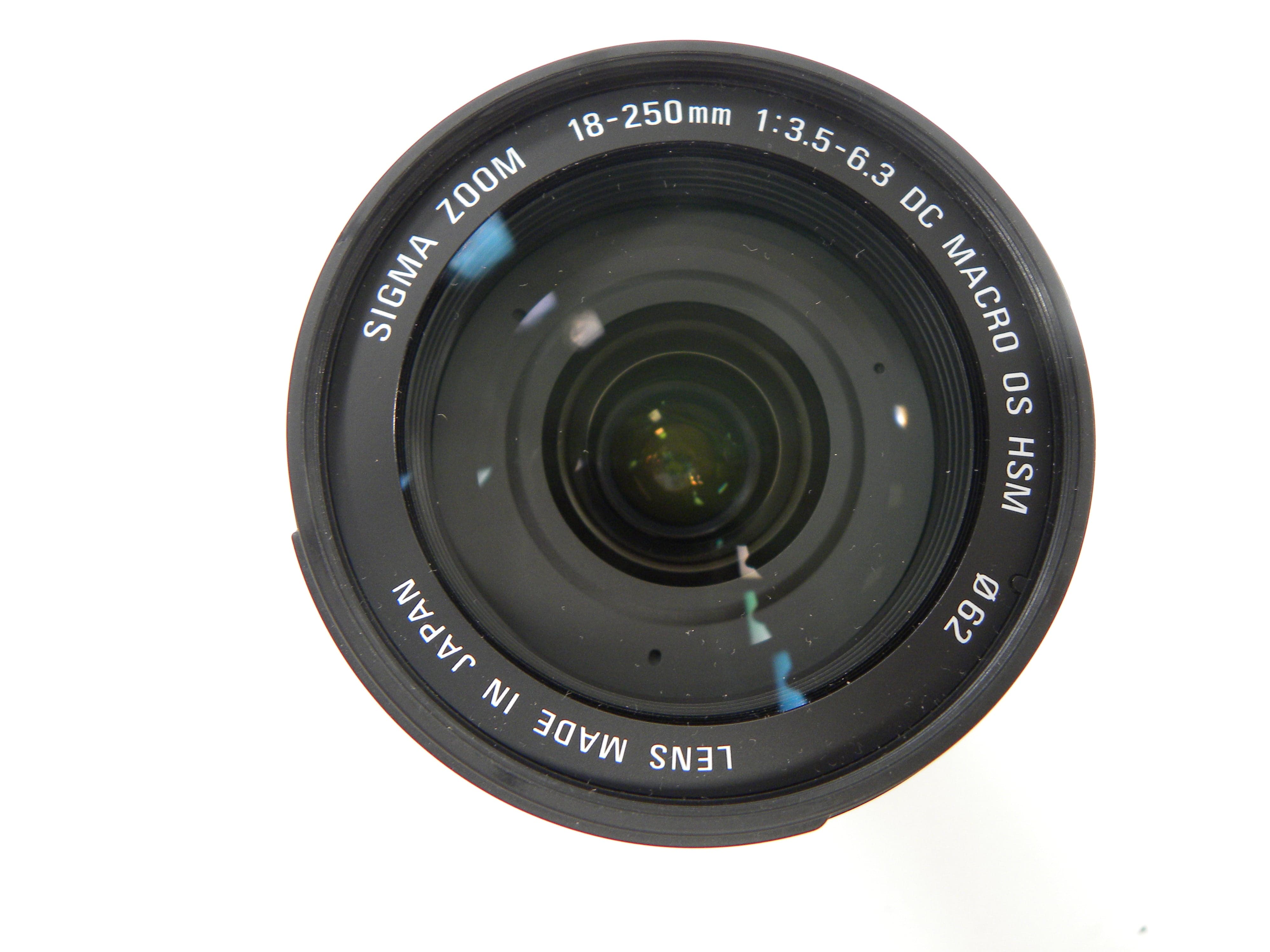 Sigma Zoom DC HSM Macro 18-250mm f3.5-5.6 Canon EF-S mount
