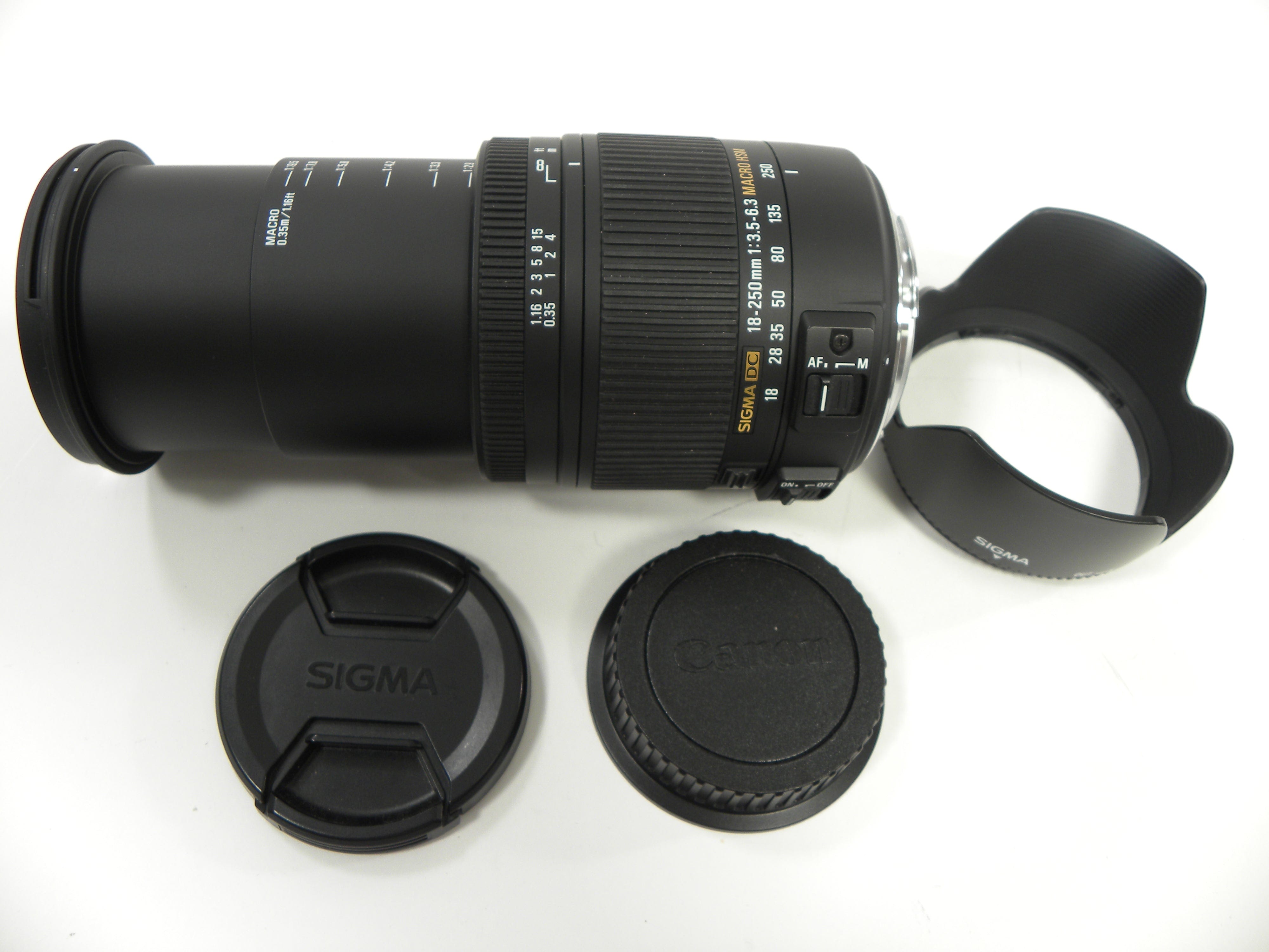 Sigma Zoom DC HSM Macro 18-250mm f3.5-5.6 Canon EF-S mount