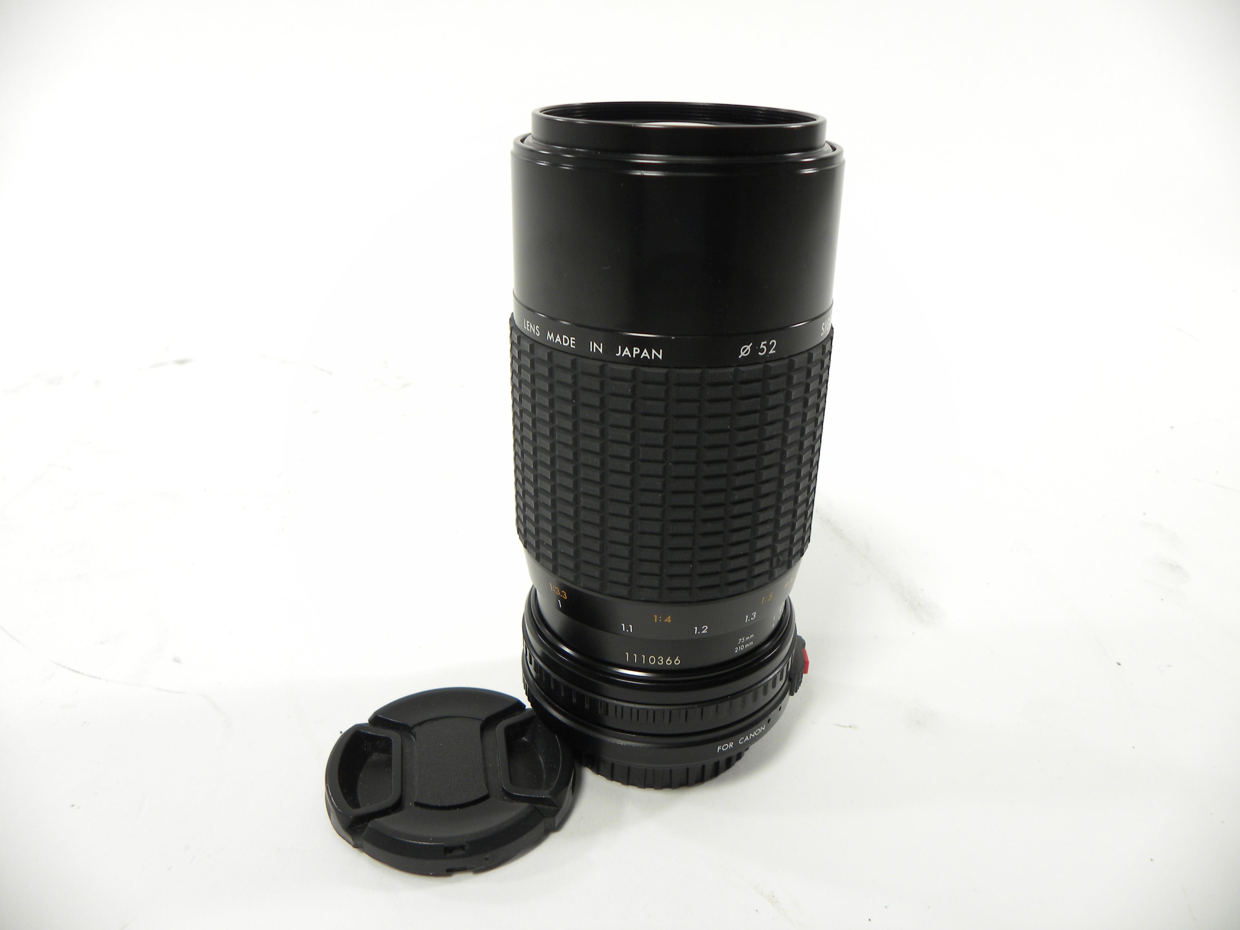 Sigma Zoom K-111  75-210mm f3.5-4.5 Canon FD Mount