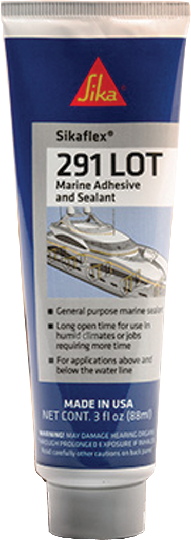 Sika 610565 Sikaflex 291 Lot Marine Polyurethane Adhesive/Sealant, Black, 3 oz. Tube