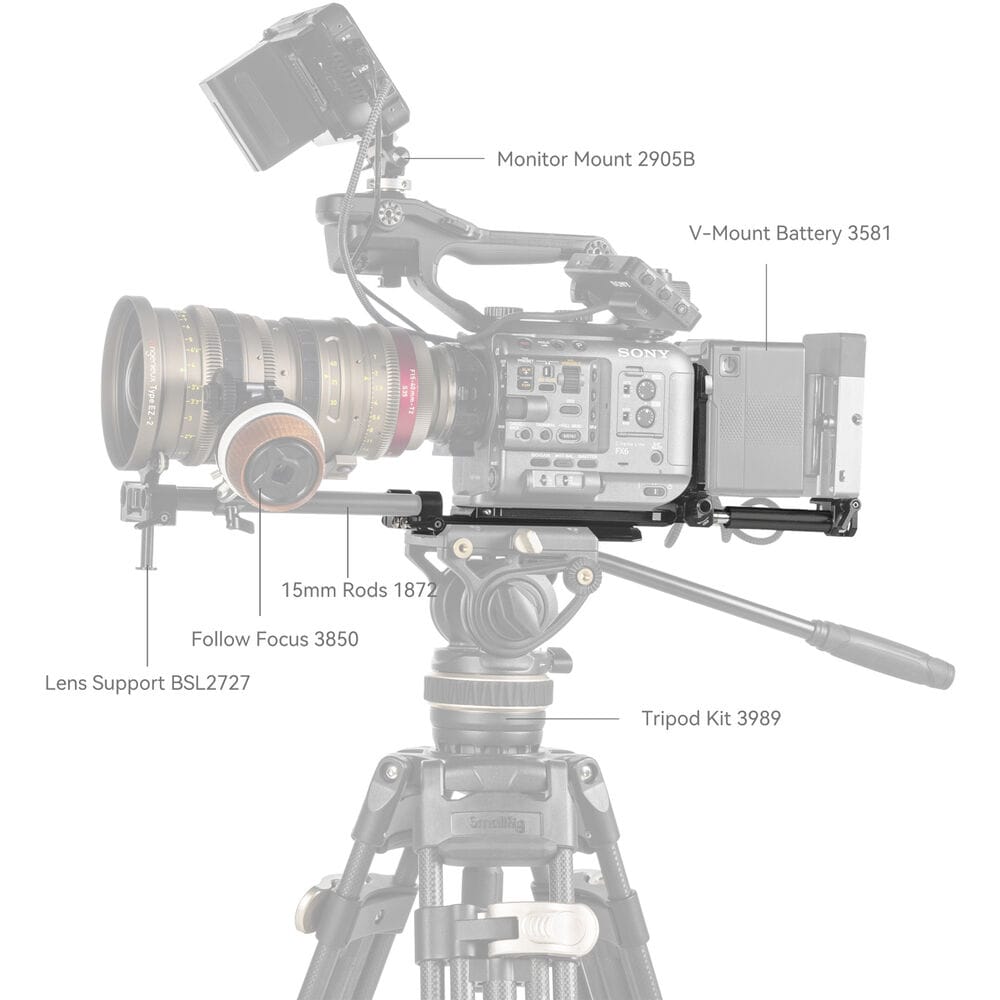 Small Rig V-Mount Battery Mount Plate Kit for Cinema Cameras  4323