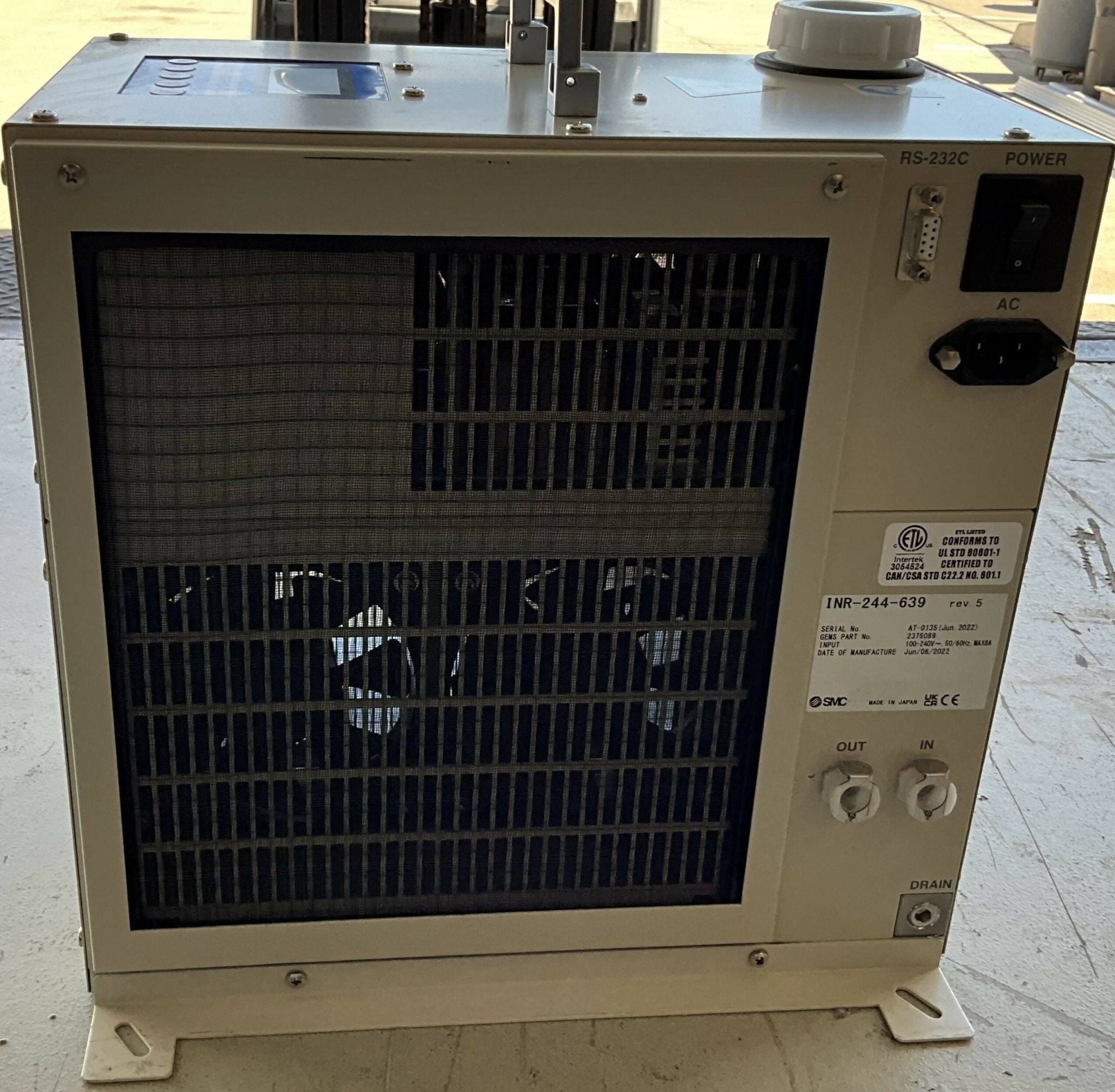 Solid State Recirculating Chiller (2375089/INR-244-639 (REV.3 GE
