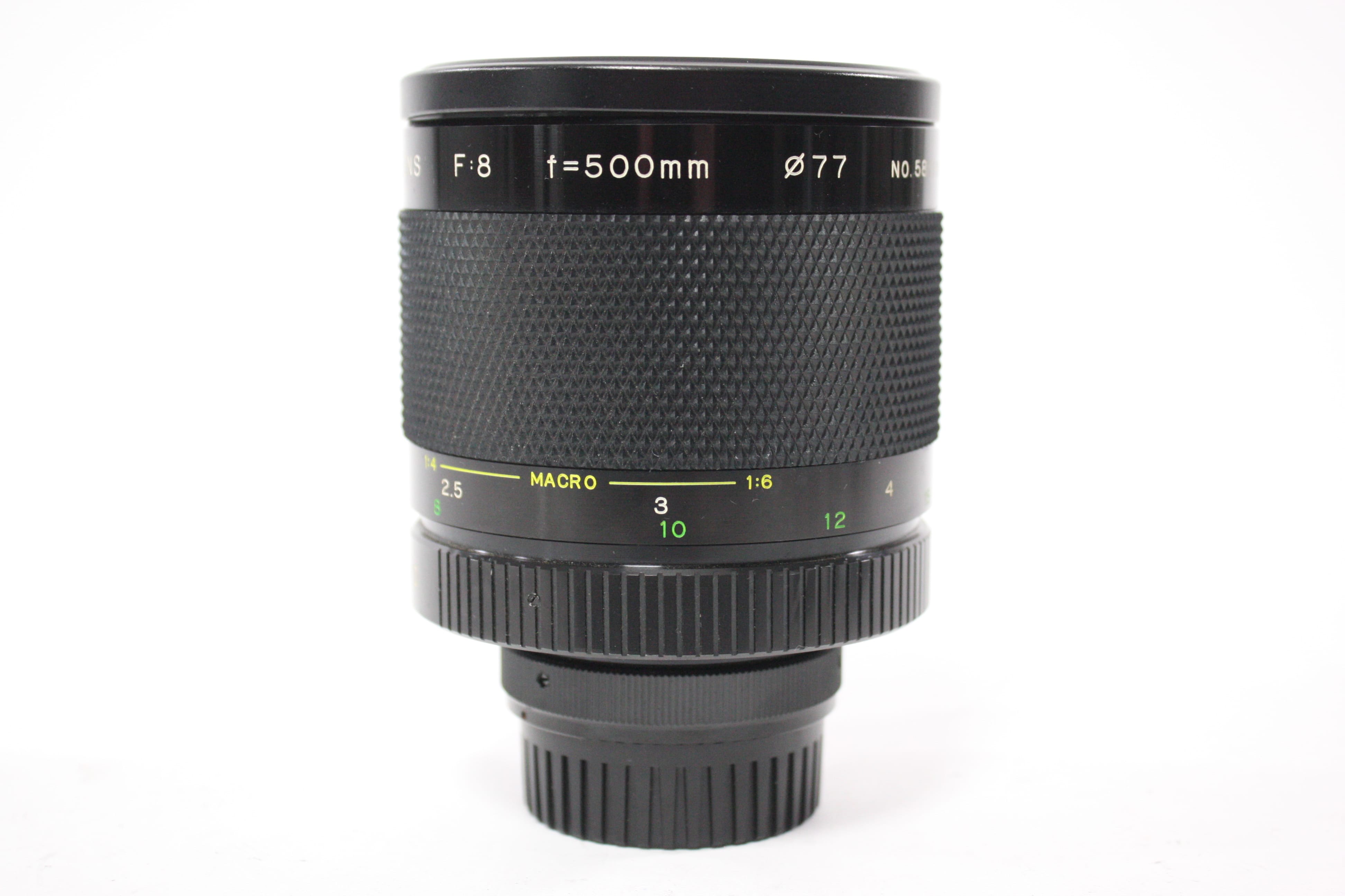 Soligor 500mm f/8 C/D Mirror Lens for Minolta MD Mount