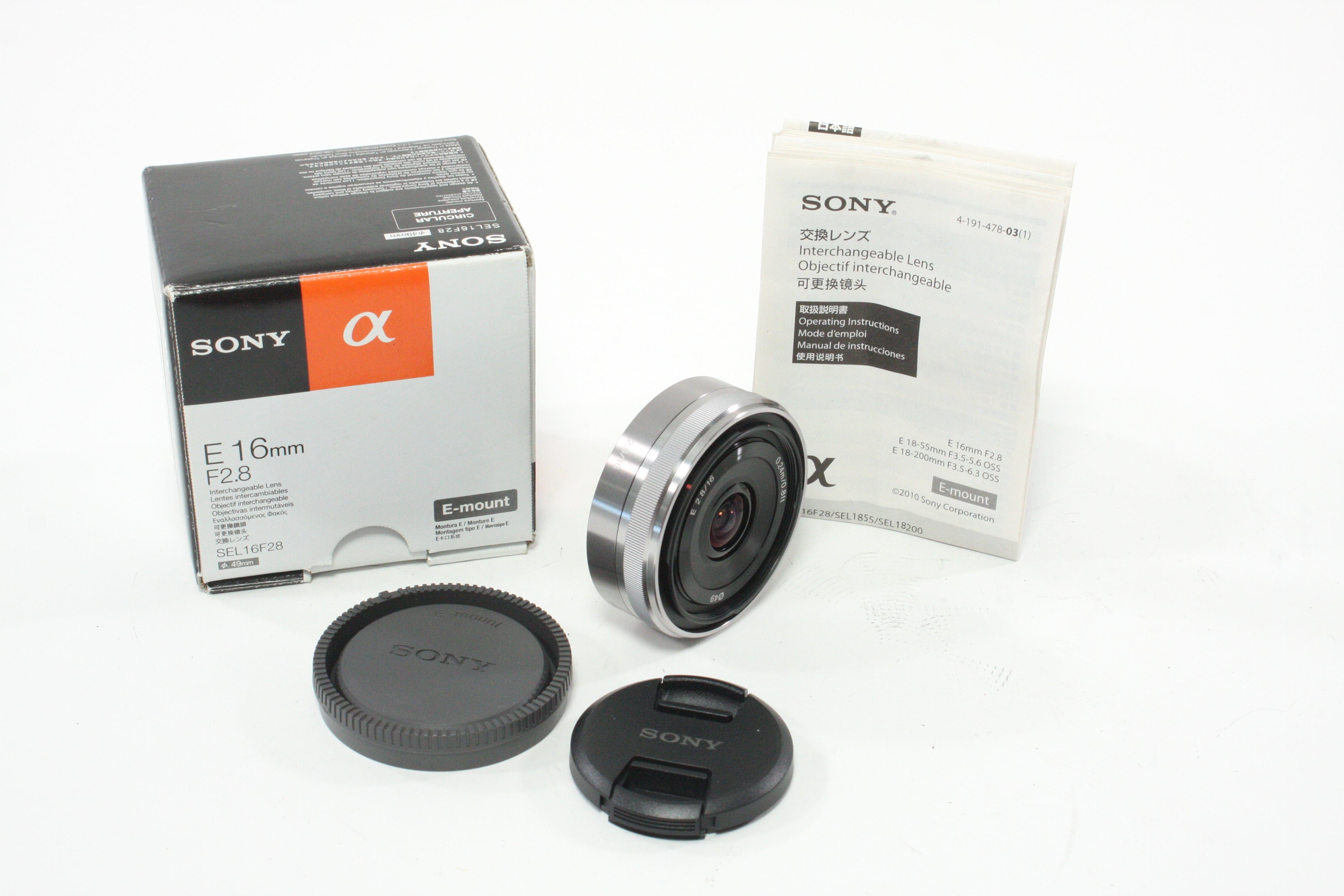 Sony 16mm f/2.8 Lens for Sony E Mount
