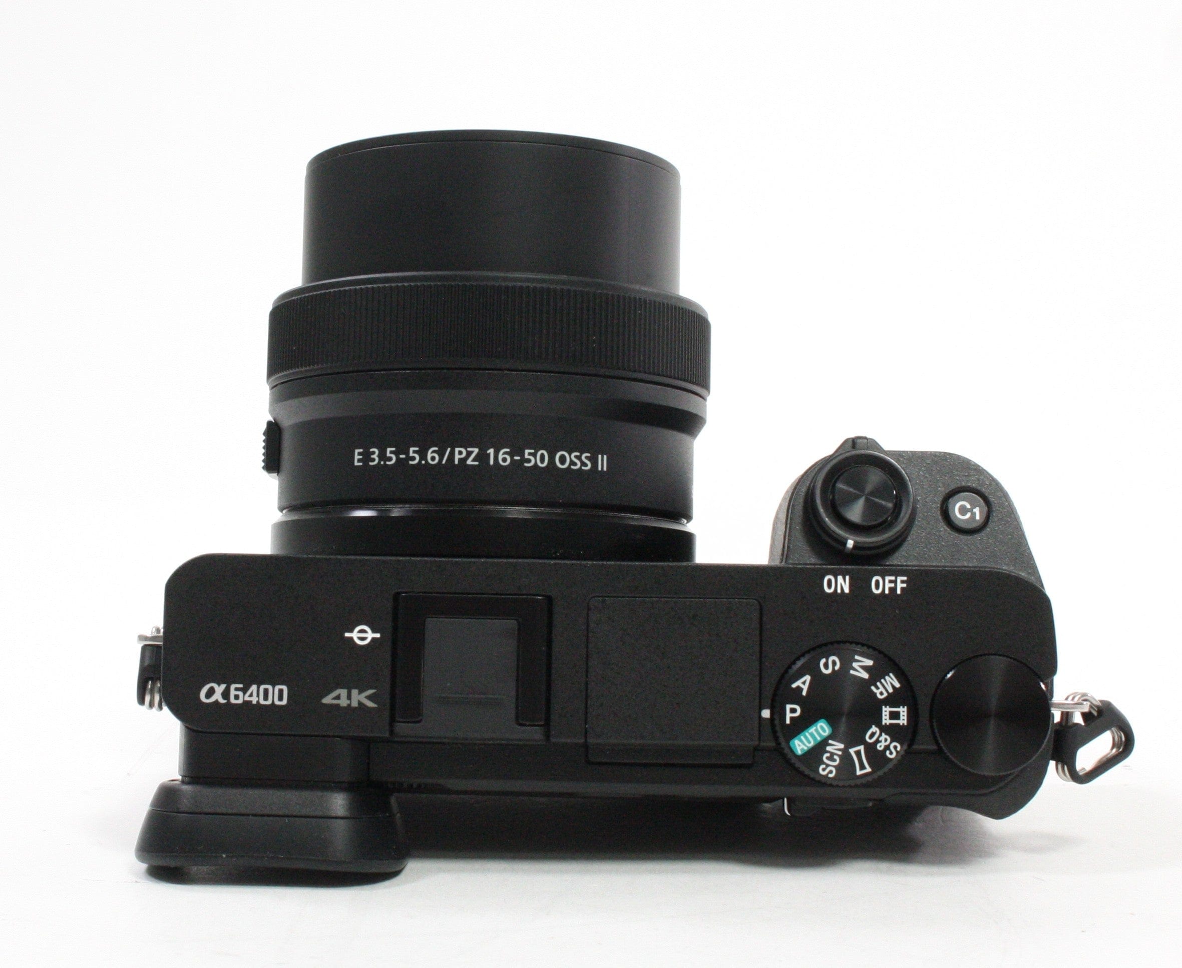 Sony 6400 Mirroless Digital Camera w 16-50mm f/3.5-5.6 & 3-Battery Charger Kit Shutter Count only 16