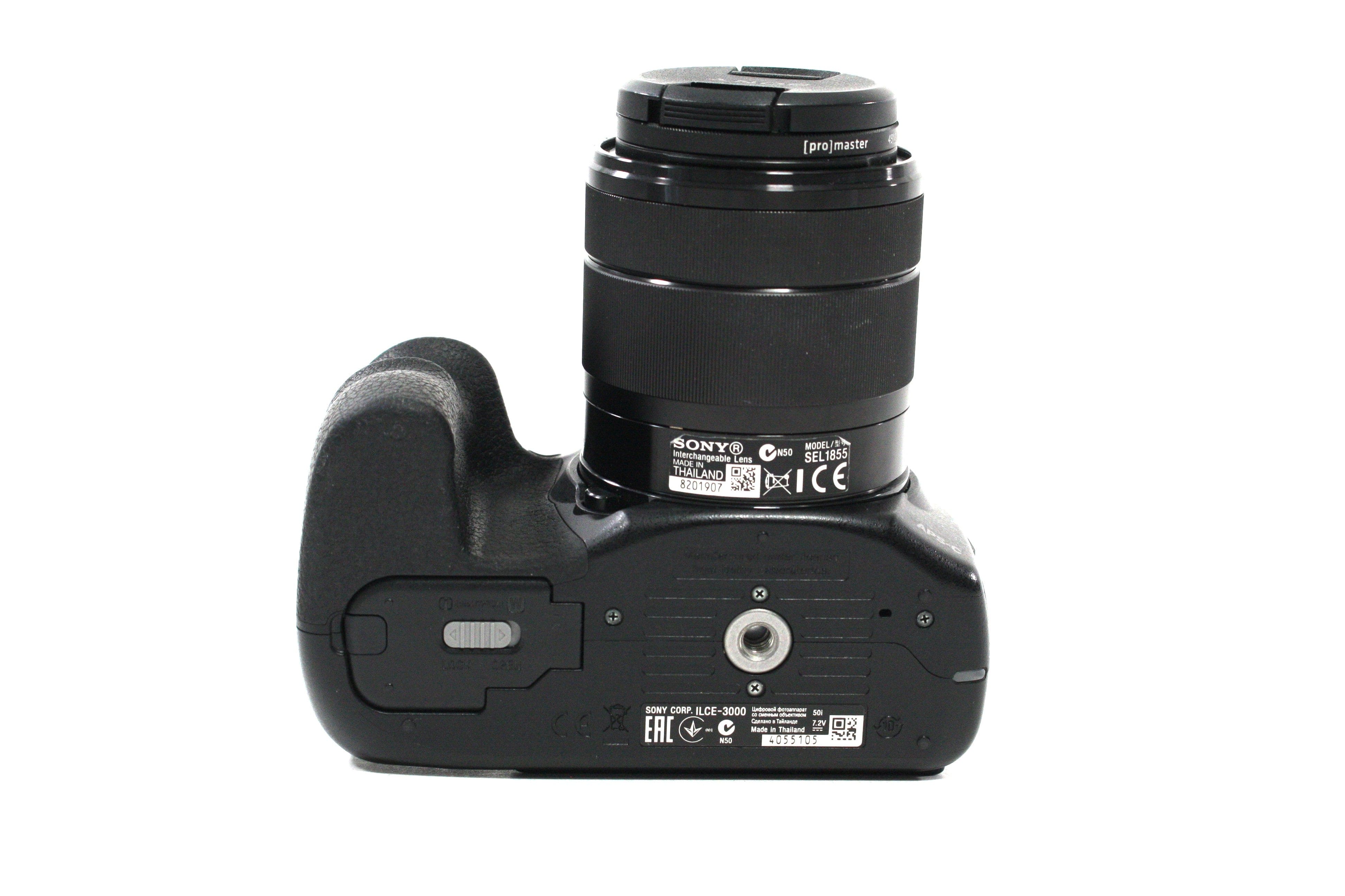 Sony a3000 Mirrorless Digital Camera with 18-35mm f/3.5-5.6 Shutter Count 3,051