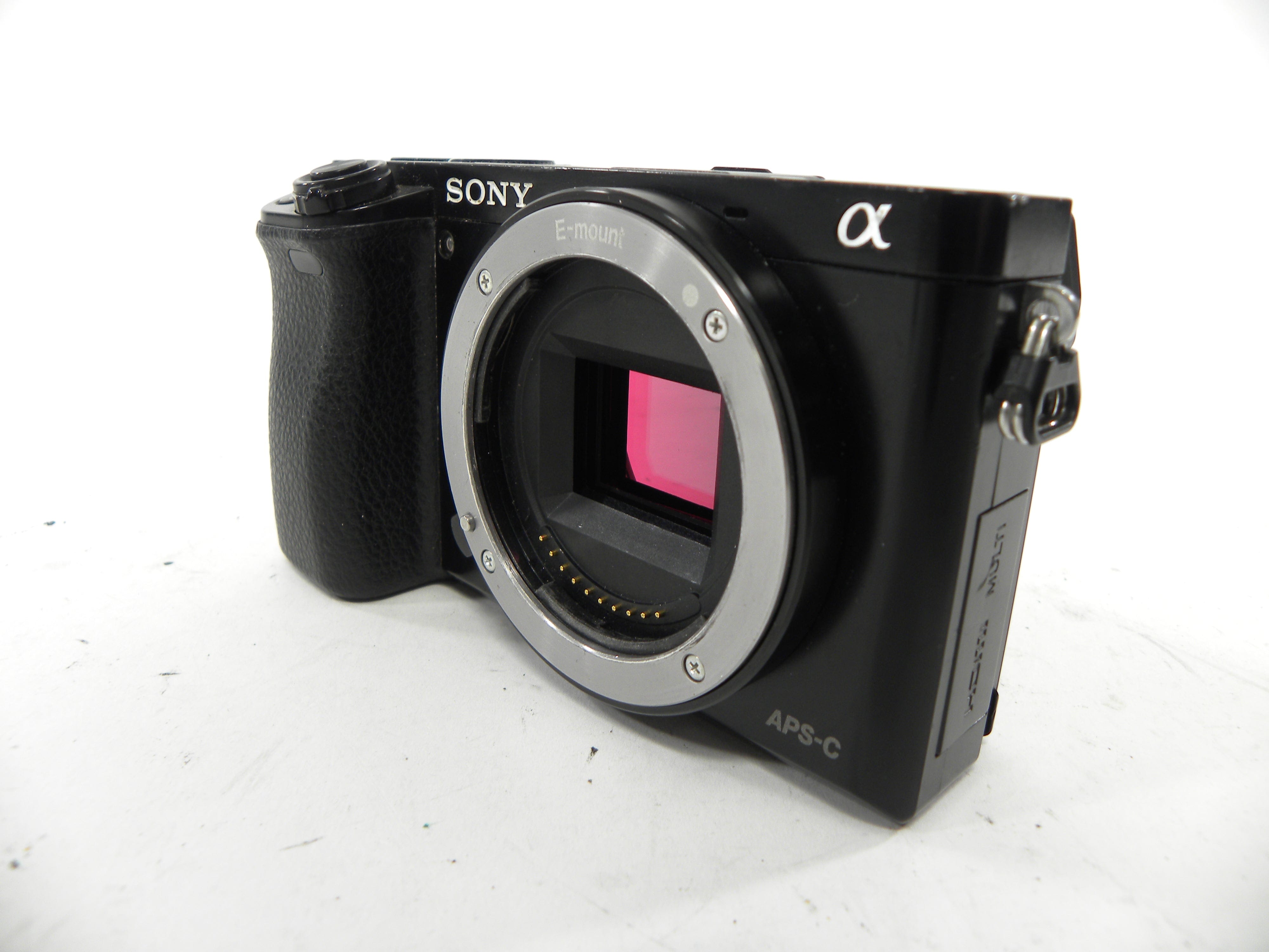 Sony a6000 24.3mp Digital Mirrorless Camera Body Only Shutter Ct. 16,840