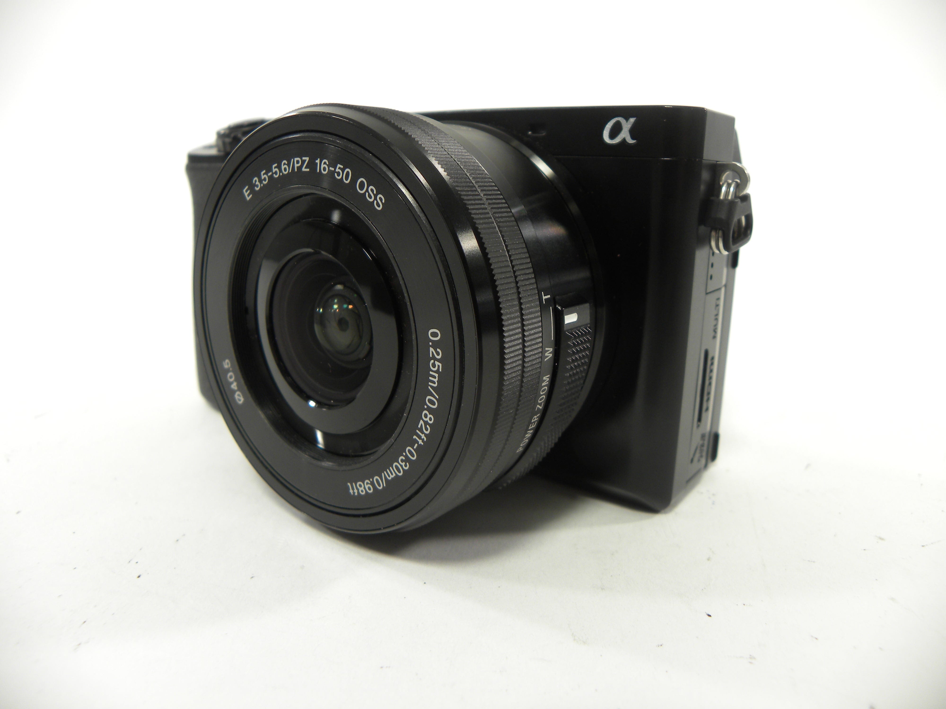 Sony a6100 24.2mp Mirrorless Digital w/16-50mm  PZ OSS Shutter Ct. 758