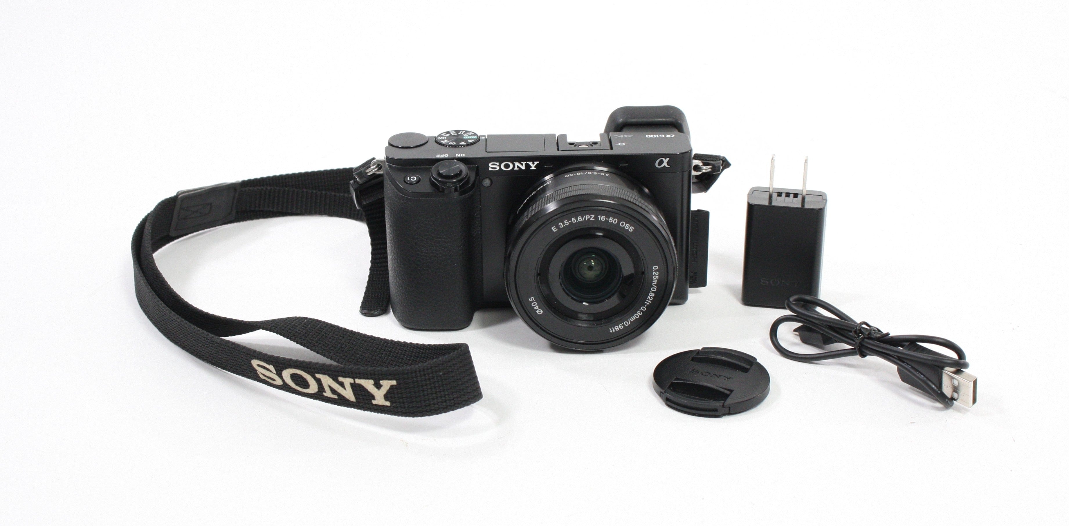 Sony a6100 Digital Mirrorless Camera with 16-50mm f/3.5-5.6 Lens