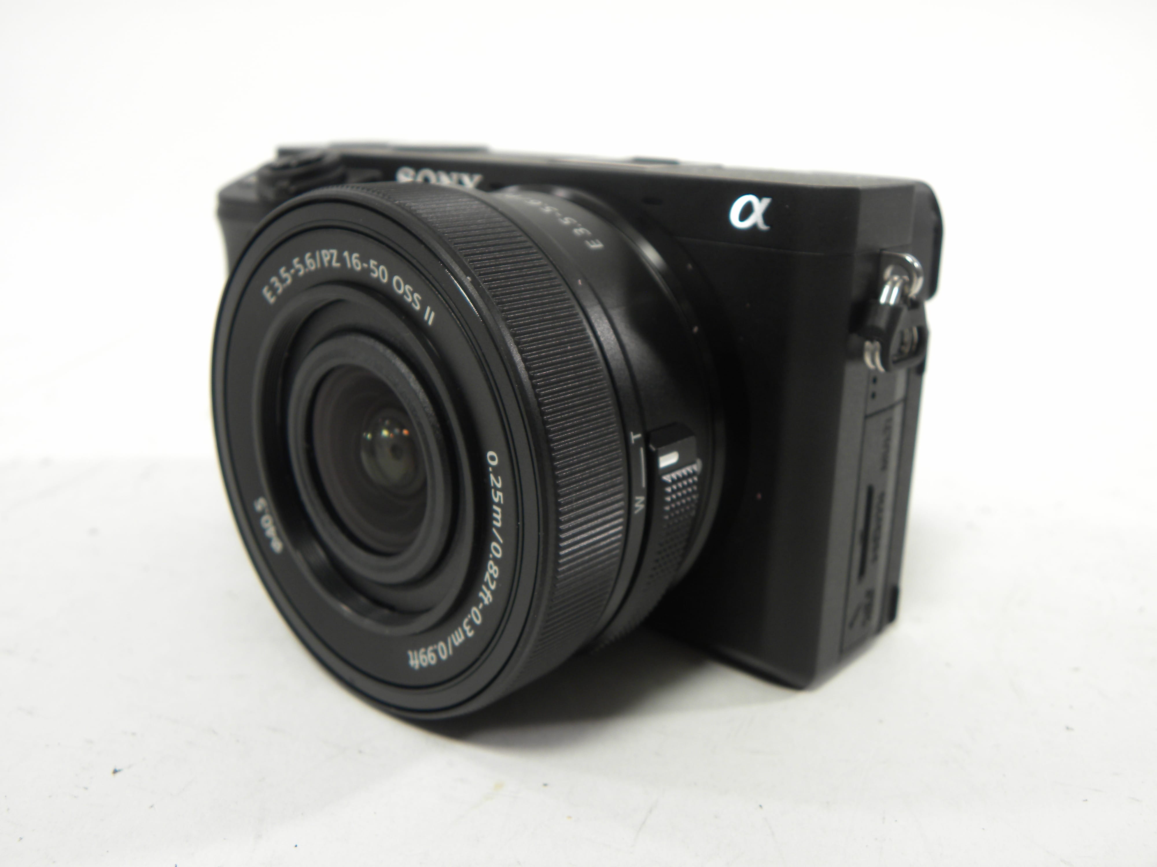 Sony a6400 24.2mp Mirrorless digital w/PZ II 16-50 OSS Shutter Ct. 32
