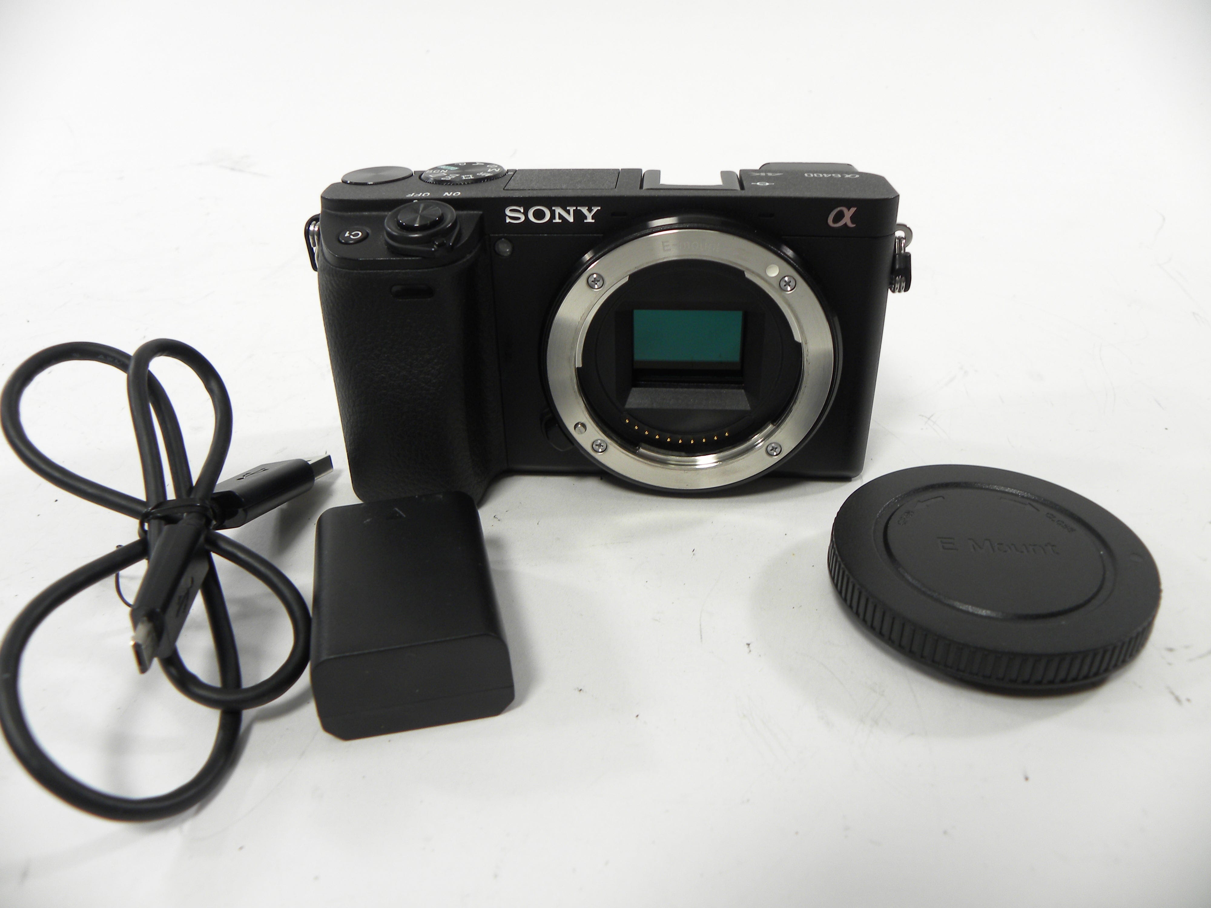 Sony a6400 24mp Digital Mirrorless camera body only Shuttery Ct. 11,921 (Parts)