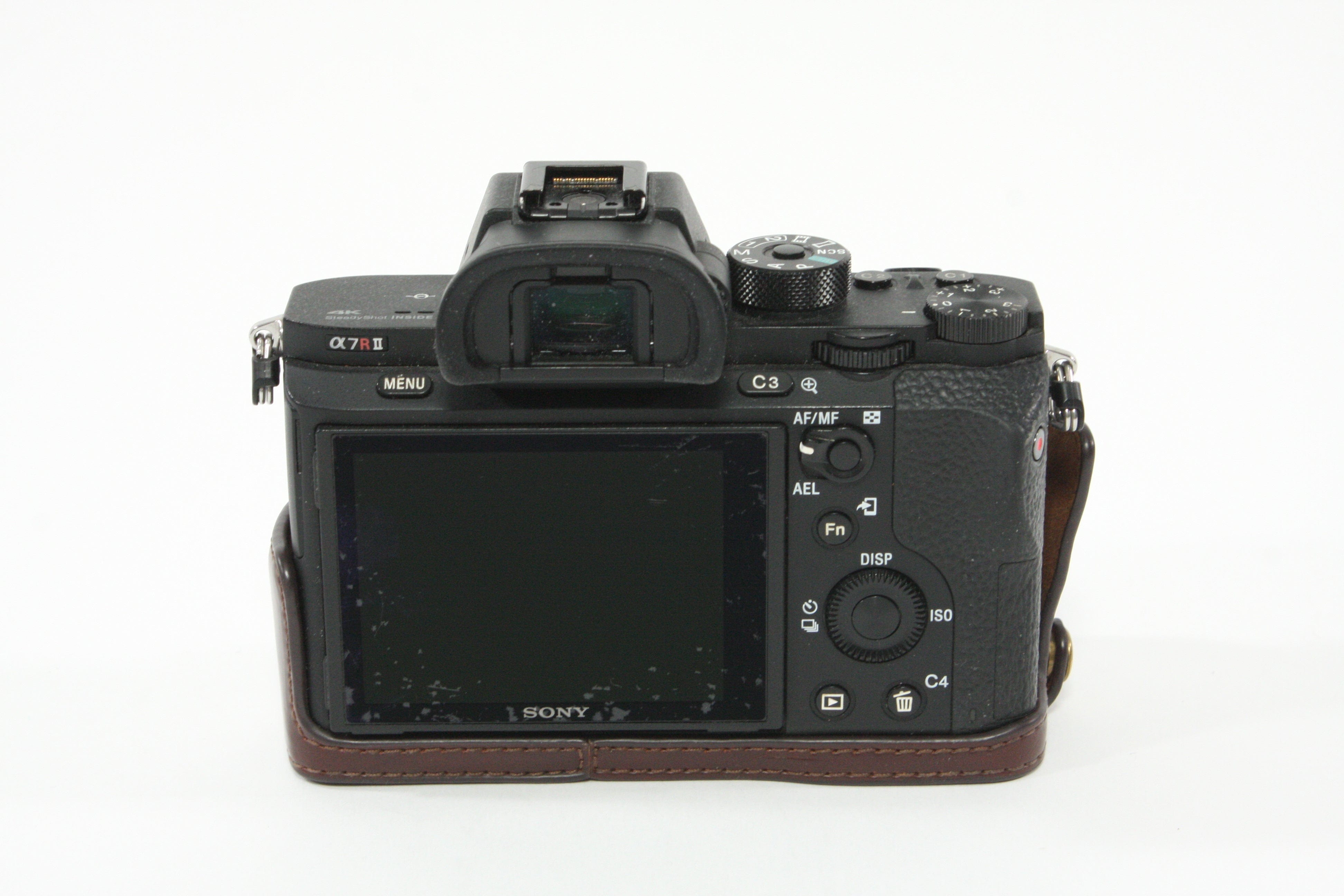 Sony a7R II with Leather Half Case -  Shutter Count 13146