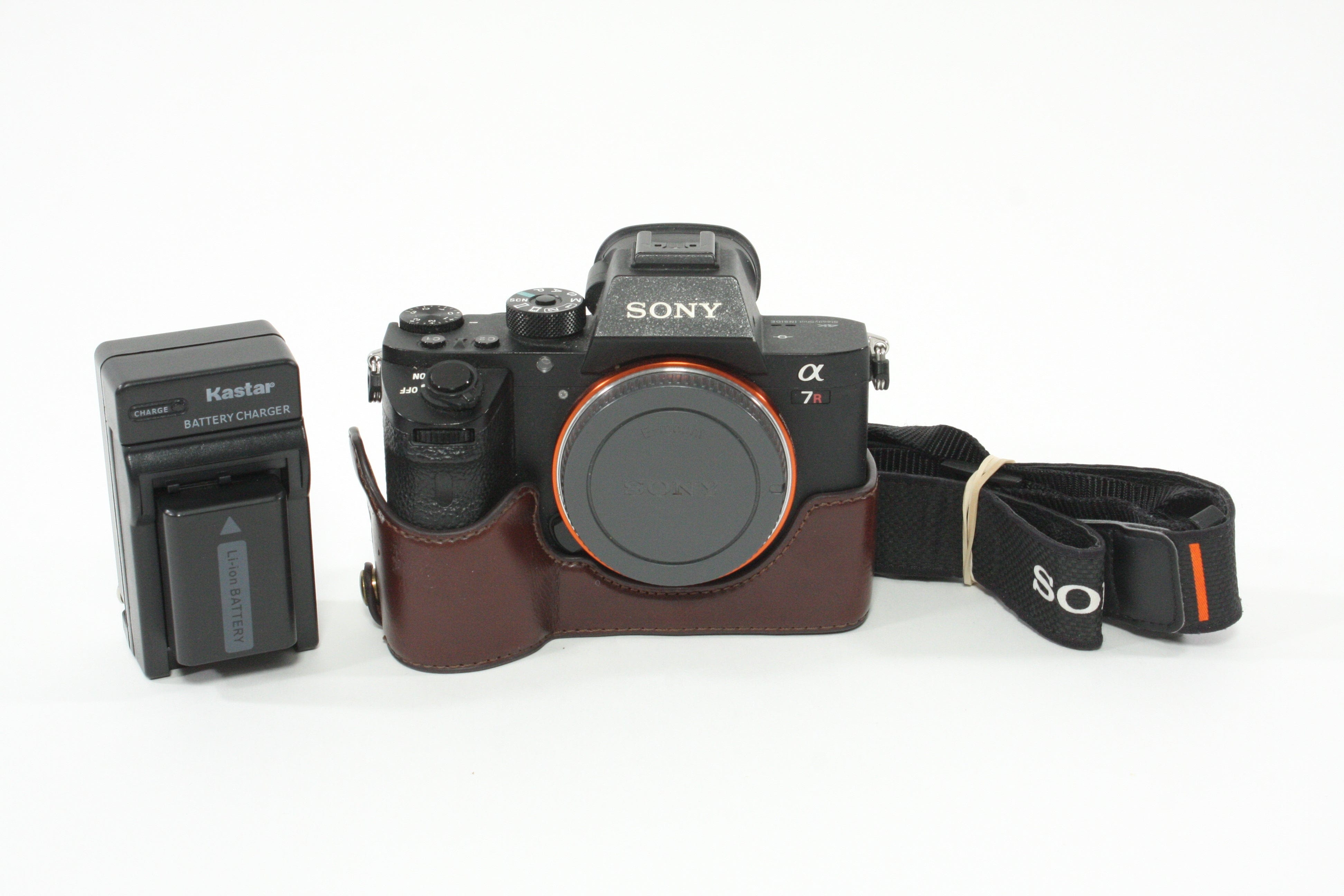 Sony a7R II with Leather Half Case -  Shutter Count 13146