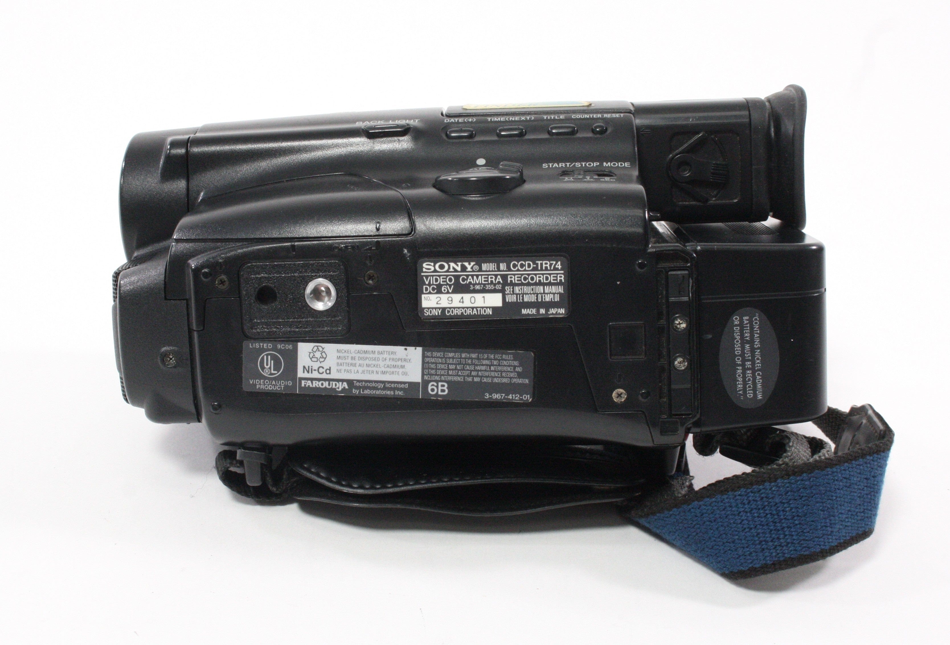 Sony CCD-TR74 Camcorder