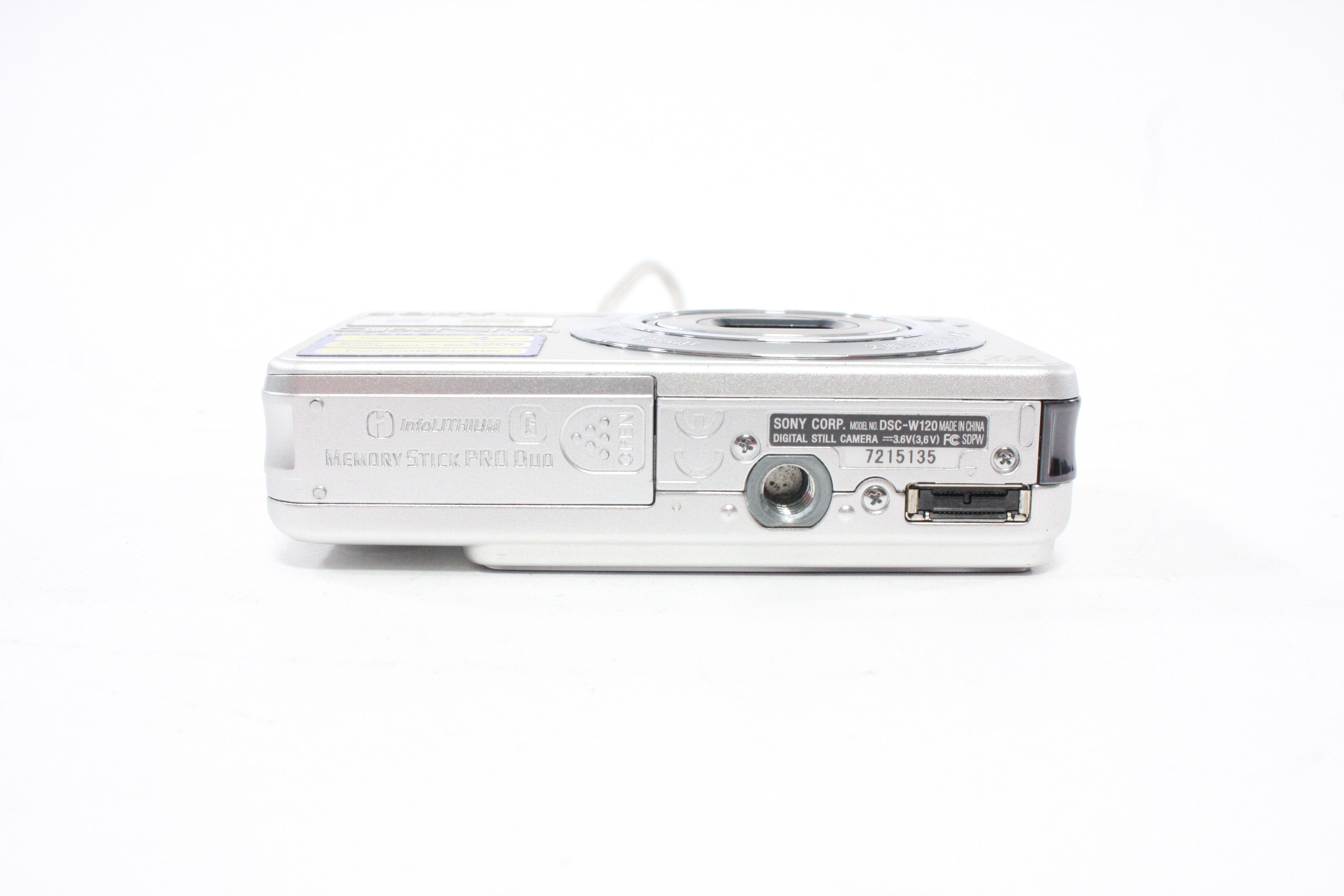 Sony Cyber-shot DSC-W120 Digital Point-and-Shoot Camera 4x Zoom 7.2mp