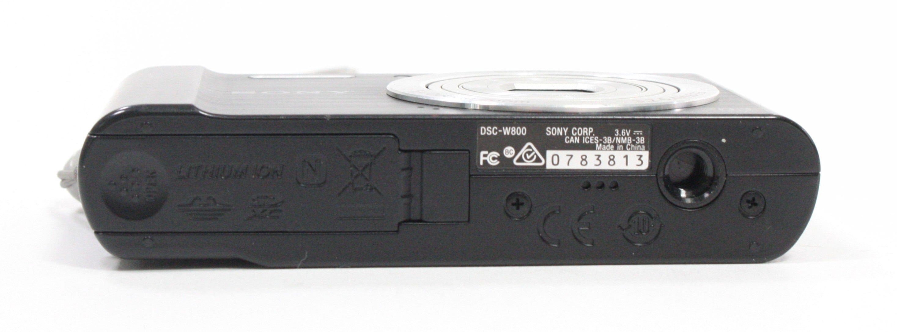 Sony Cyber-shot DSC-W800 Digital Camera 5x Zoom 20.1mp (Black)