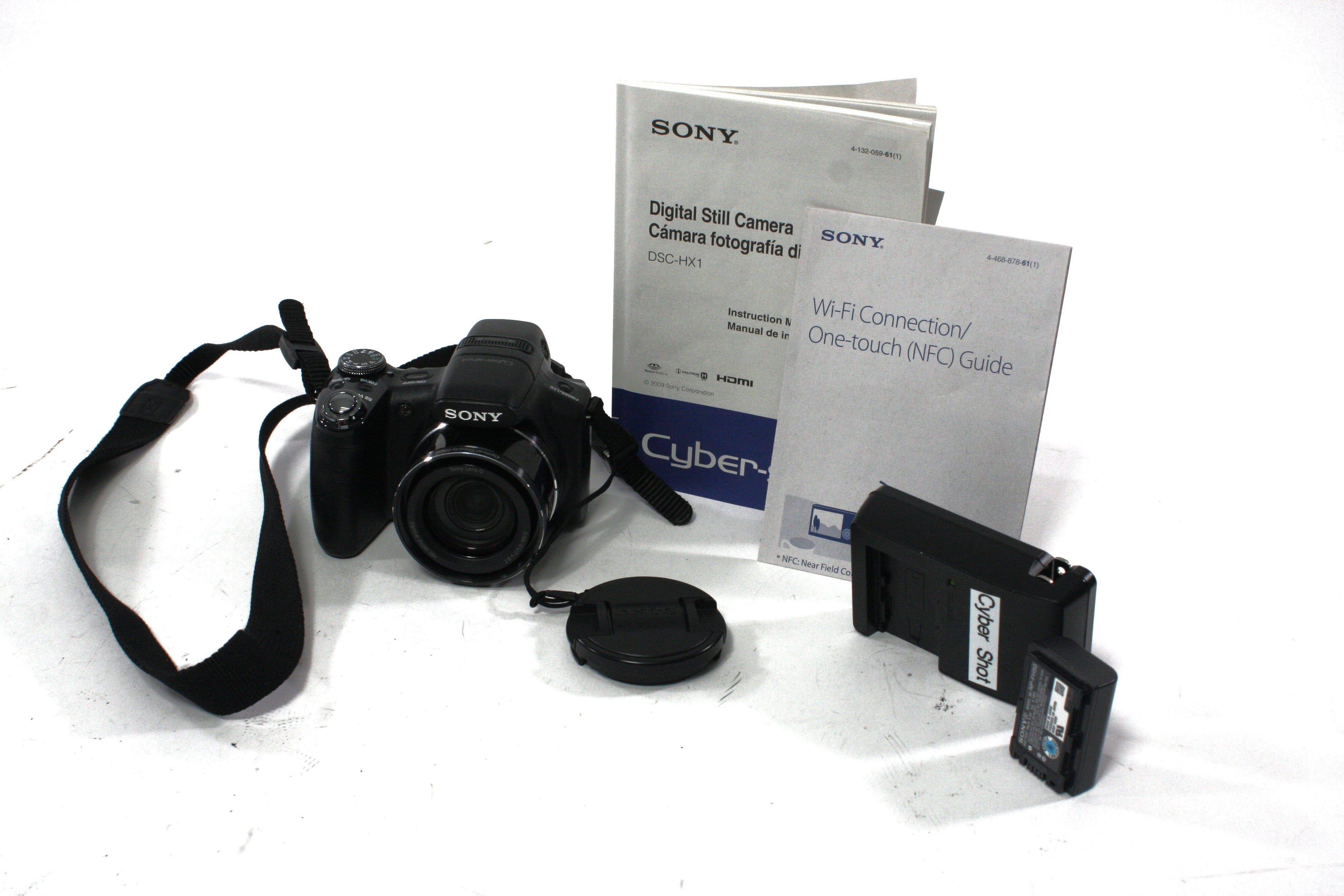 Sony CyberShot DSC-HX1 Digital Camera 20x Zoom 9.1mp