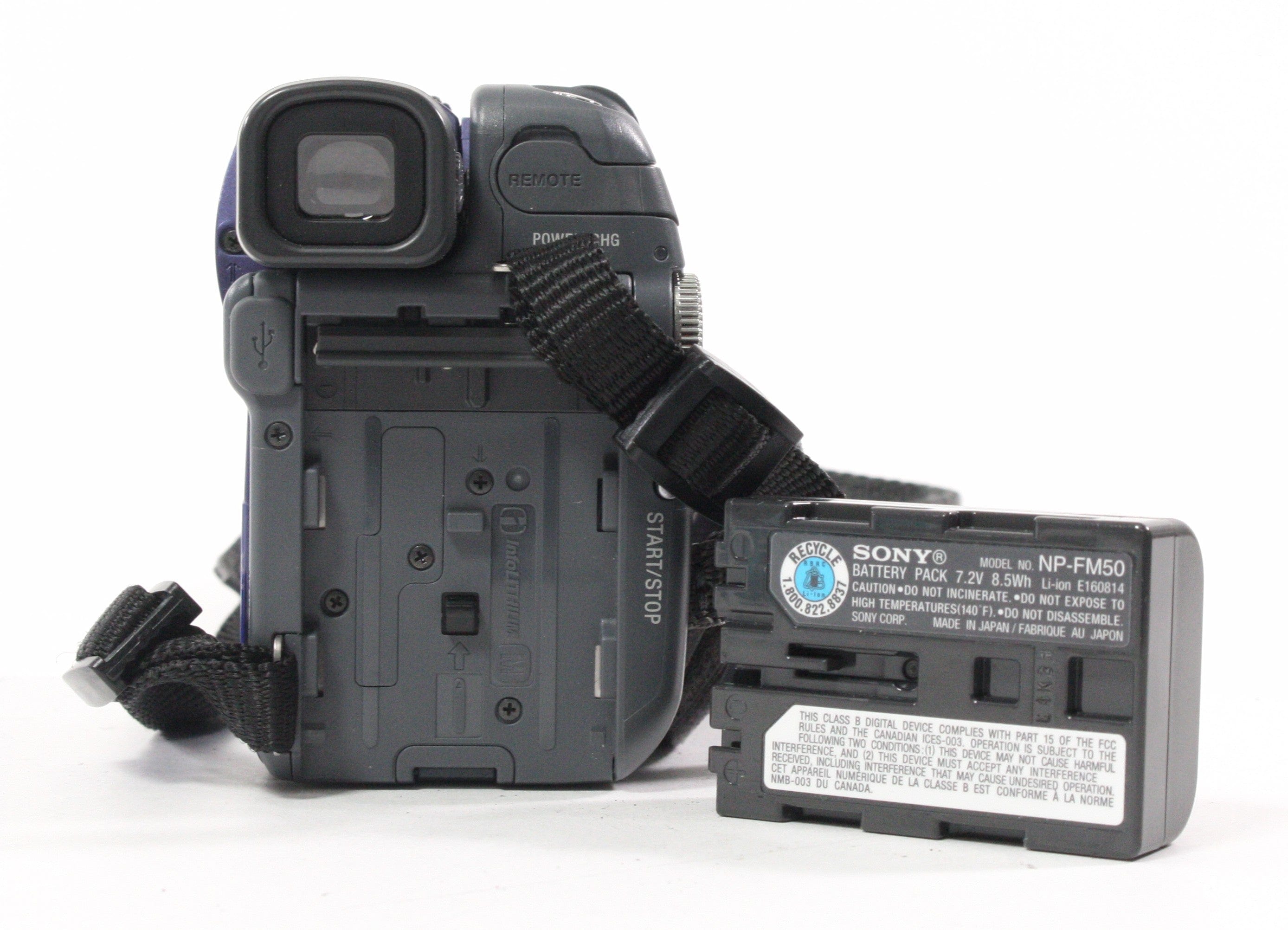 Sony DCR-DVD 101 Camcorder (Blue)