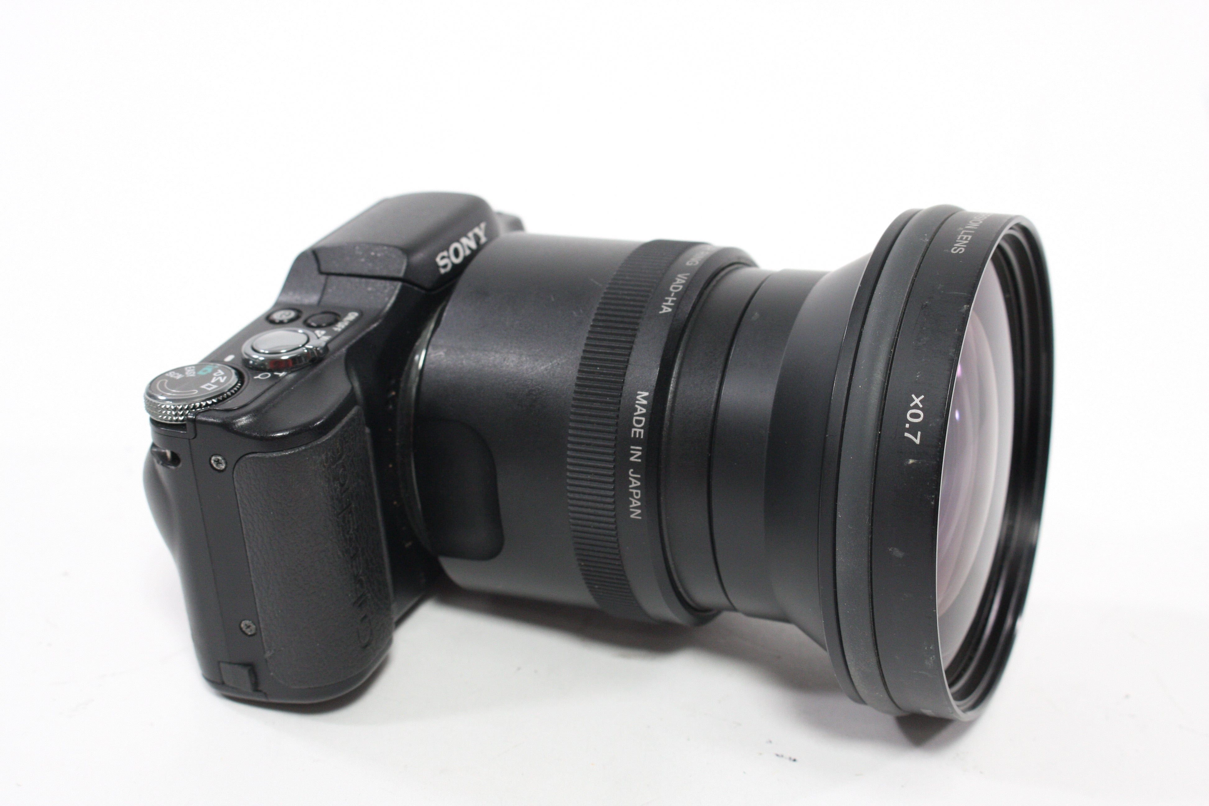 Sony DSC-H20 Digital Camera (Modified) w Adapter Ring & .07x Convertor AS-IS