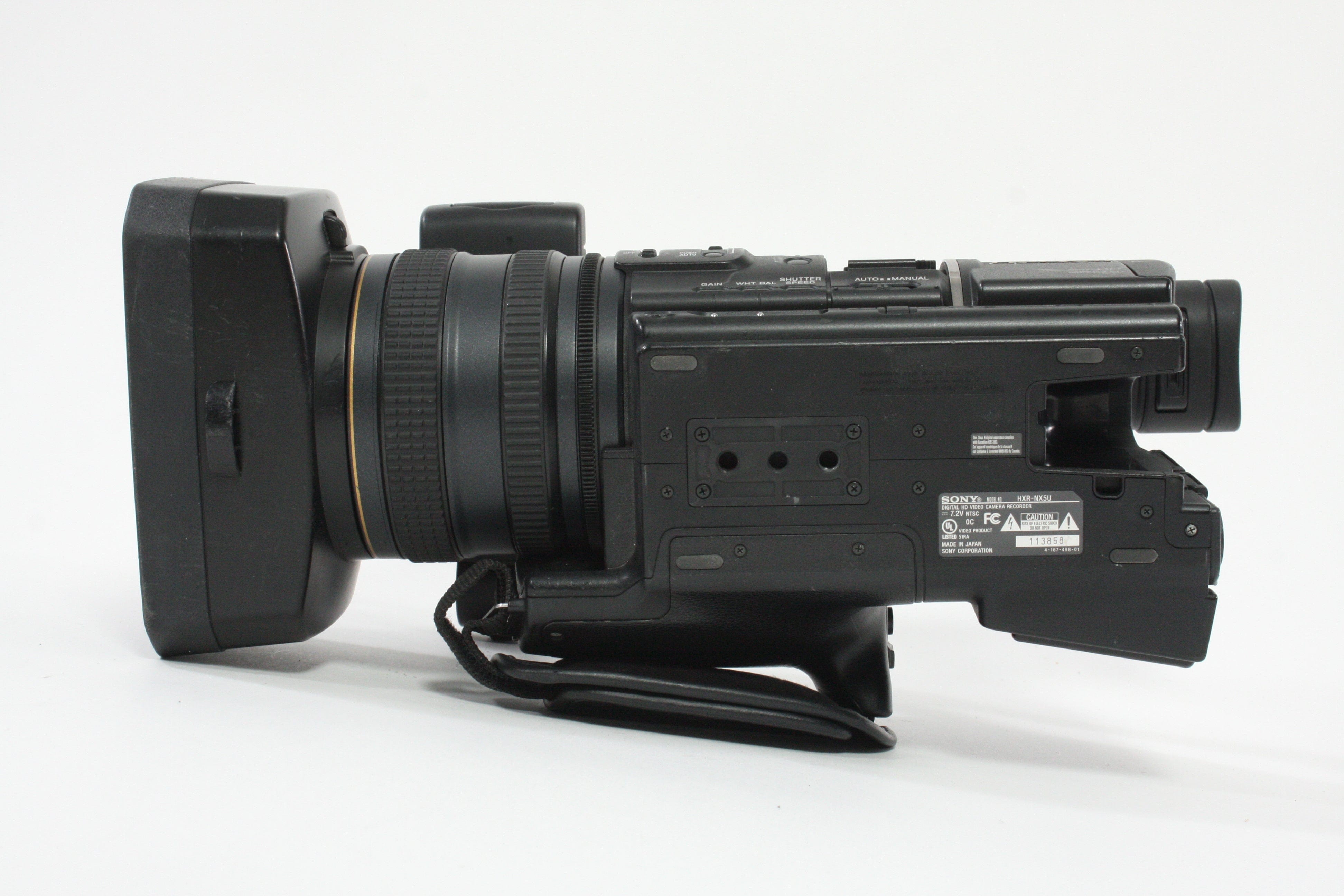 Sony HXR-NX5U NXCAM Professional Camcorder - 100  hours usage