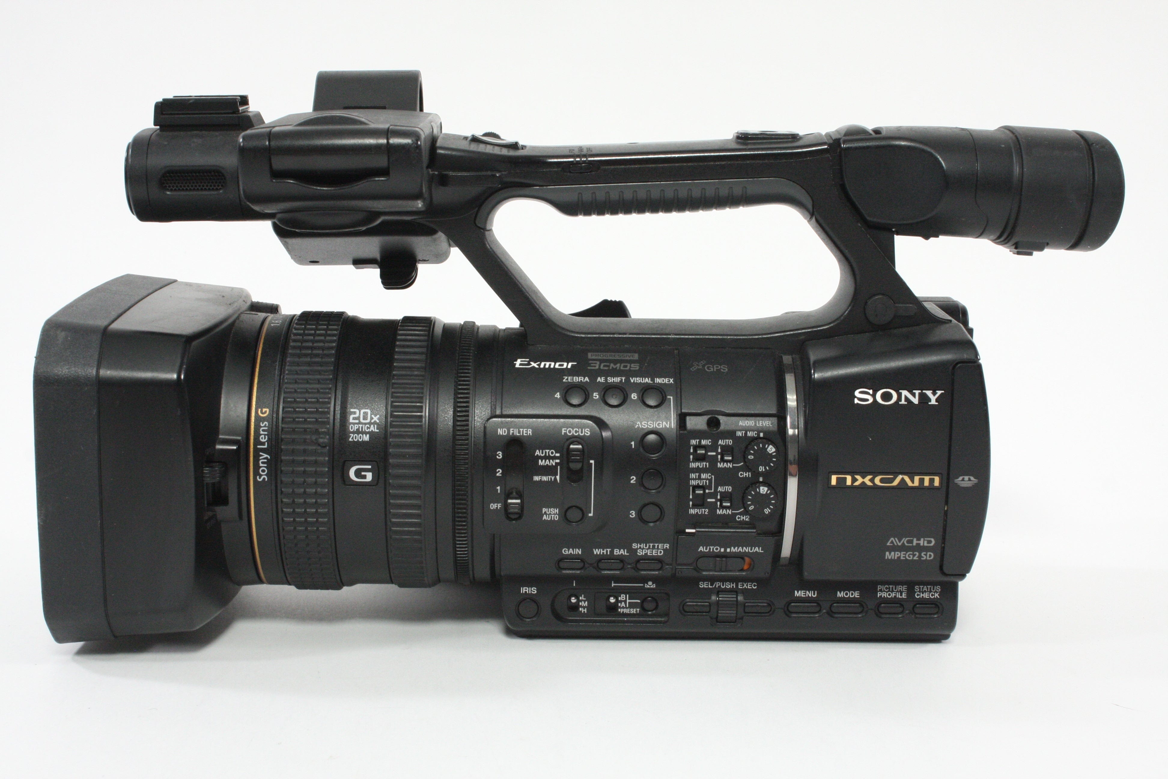 Sony HXR-NX5U NXCAM Professional Camcorder - 2300  hours usage