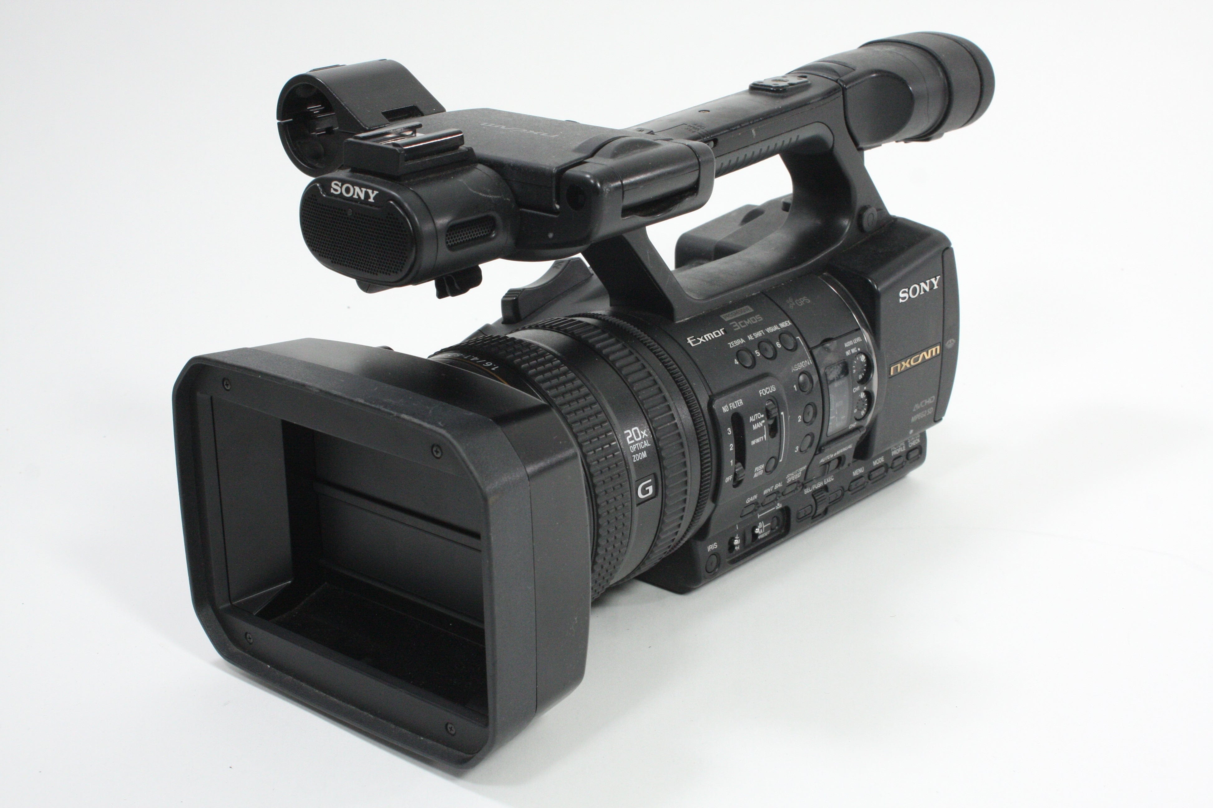 Sony HXR-NX5U NXCAM Professional Camcorder - 340 hours usage