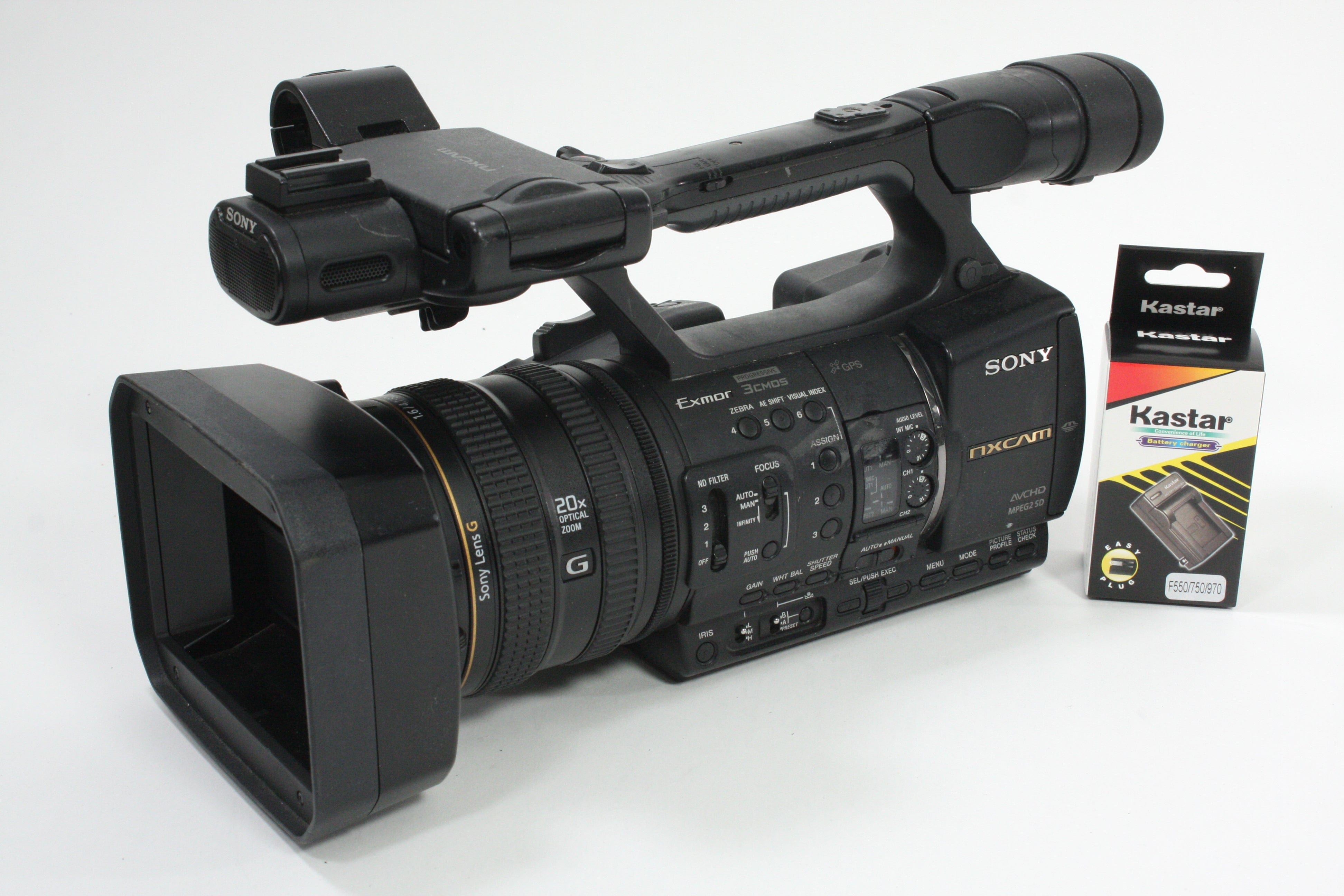 Sony HXR-NX5U NXCAM Professional Camcorder - 340 hours usage
