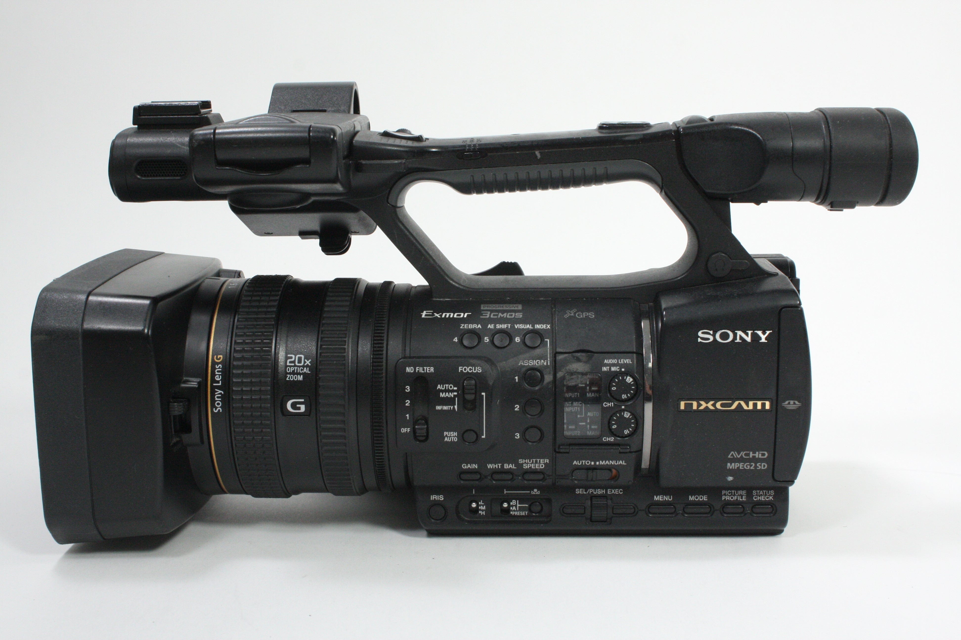 Sony HXR-NX5U NXCAM Professional Camcorder - 340 hours usage