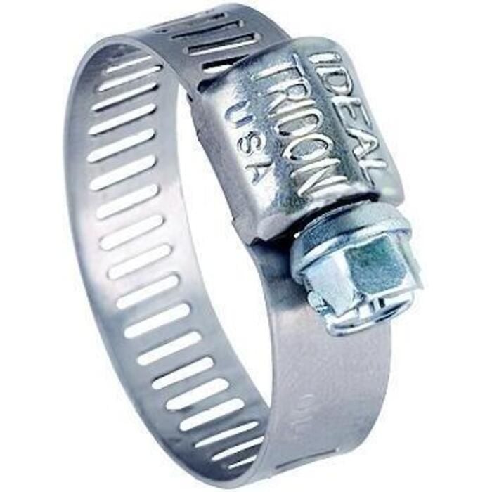 Seachoice 50-23354 Stainless-Steel Mini Hose Clamps, 5/16" Band, Size #6, 10/Bx